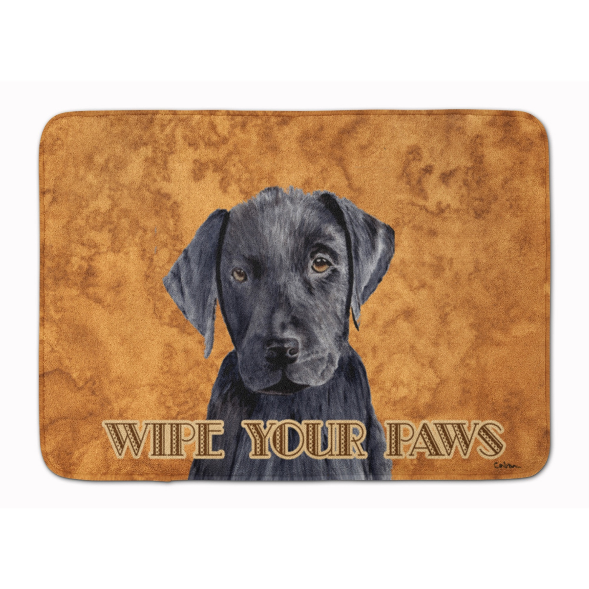 &quotCaroline's Treasures Labrador Wipe your Paws Floor Mat, 19"" x 27"", Multicolor"