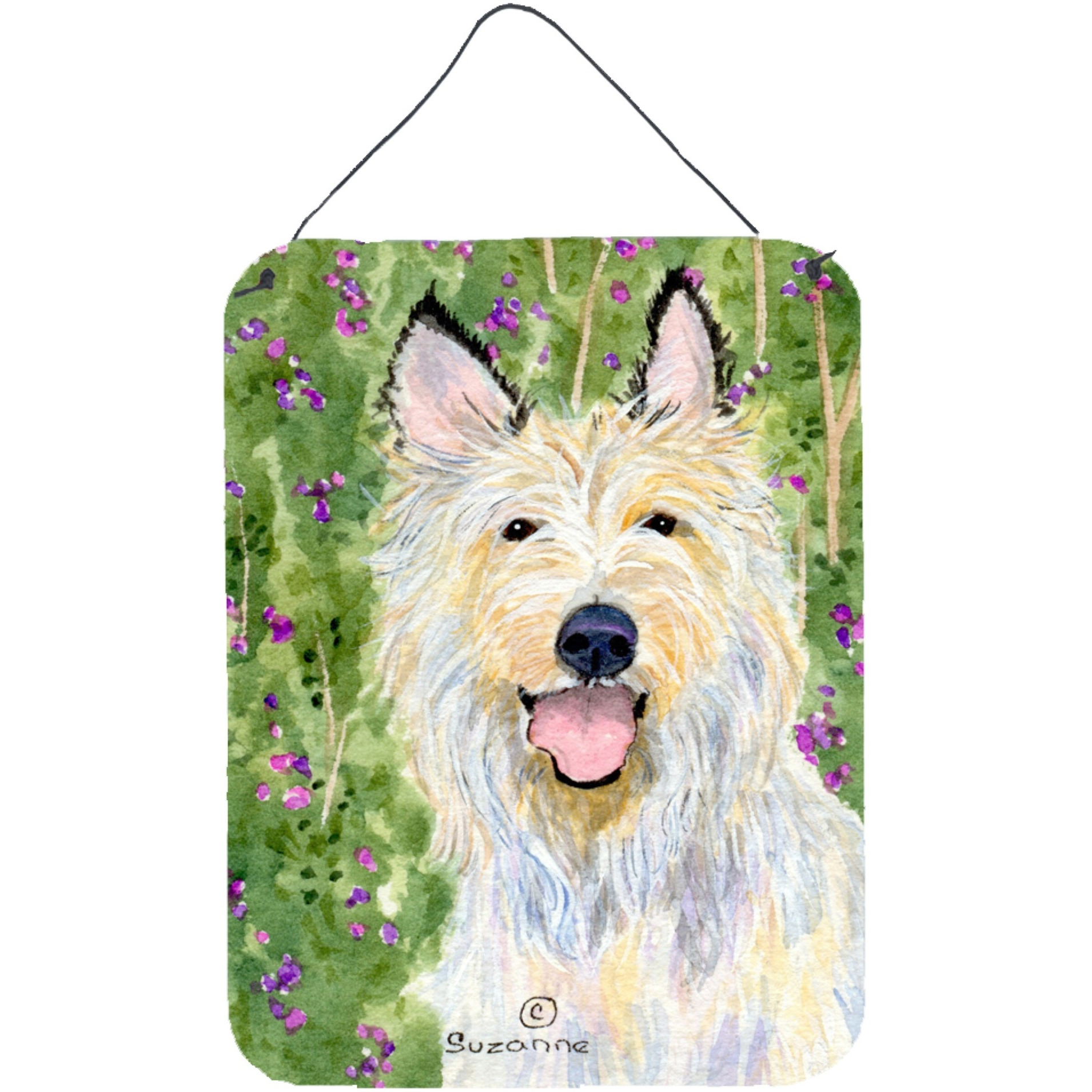 &quotCaroline's Treasures Berger Picard Aluminium Metal Wall or Door Hanging Prints, 16"" x 12"", Multicolor"