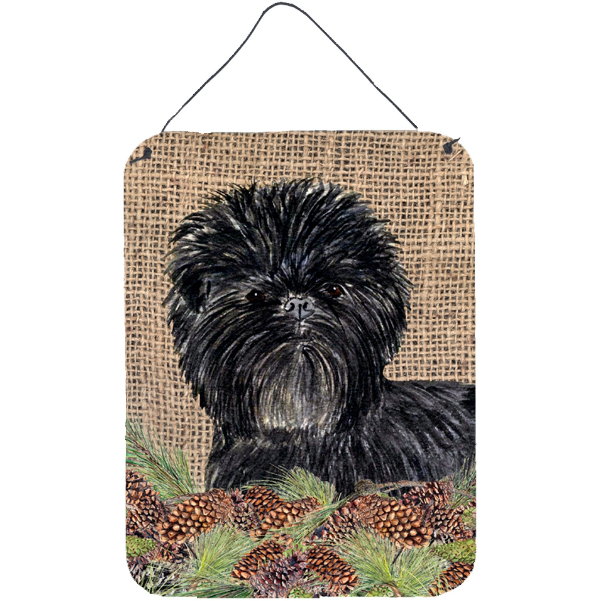 &quotCaroline's Treasures SS4100DS1216 Affenpinscher Aluminium Metal Wall or Door Hanging Prints, 16"" x 12"", Multicolor"