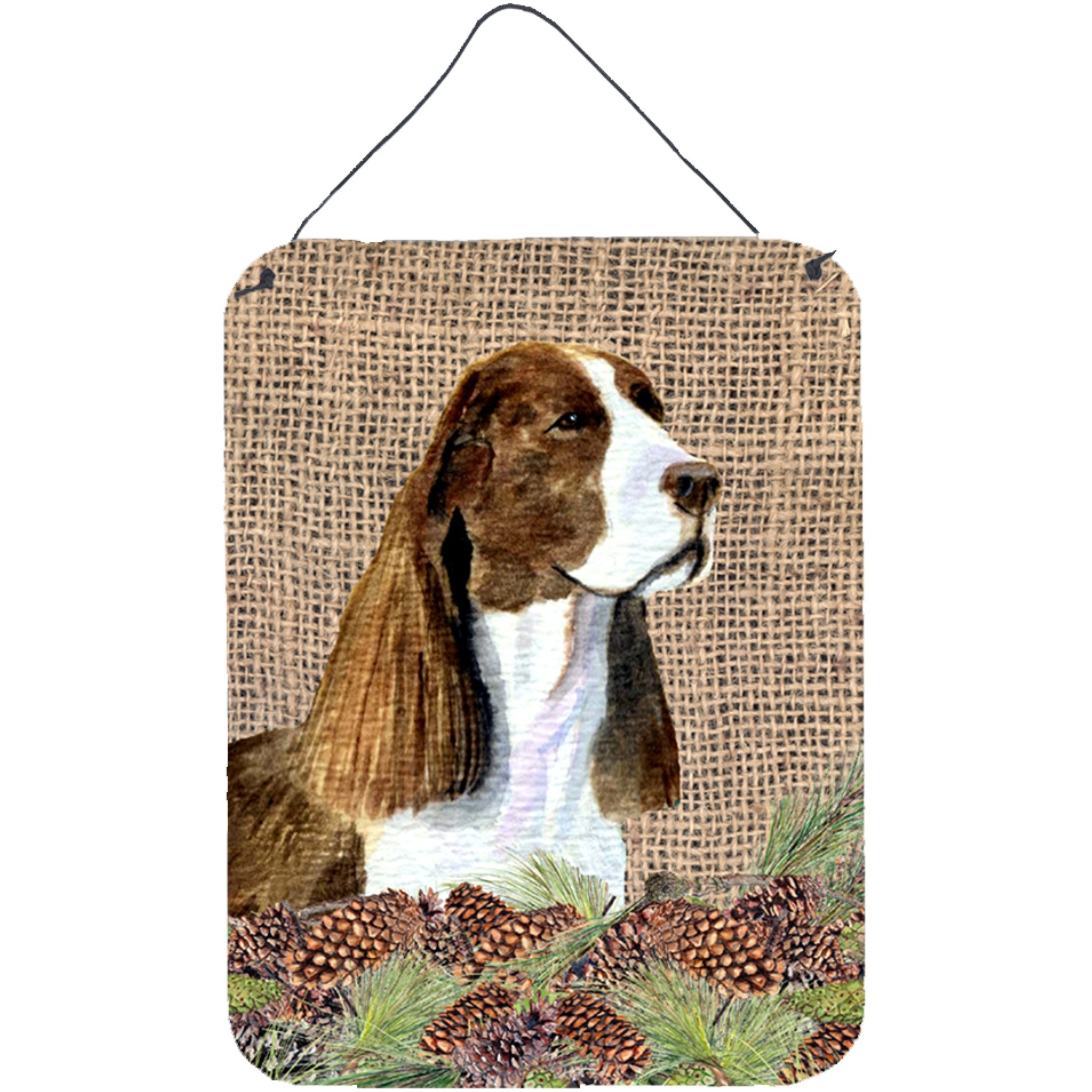 &quotCaroline's Treasures SS4102DS1216 Springer Spaniel Aluminium Metal Wall or Door Hanging Prints, 16"" x 12"", Multicolor"