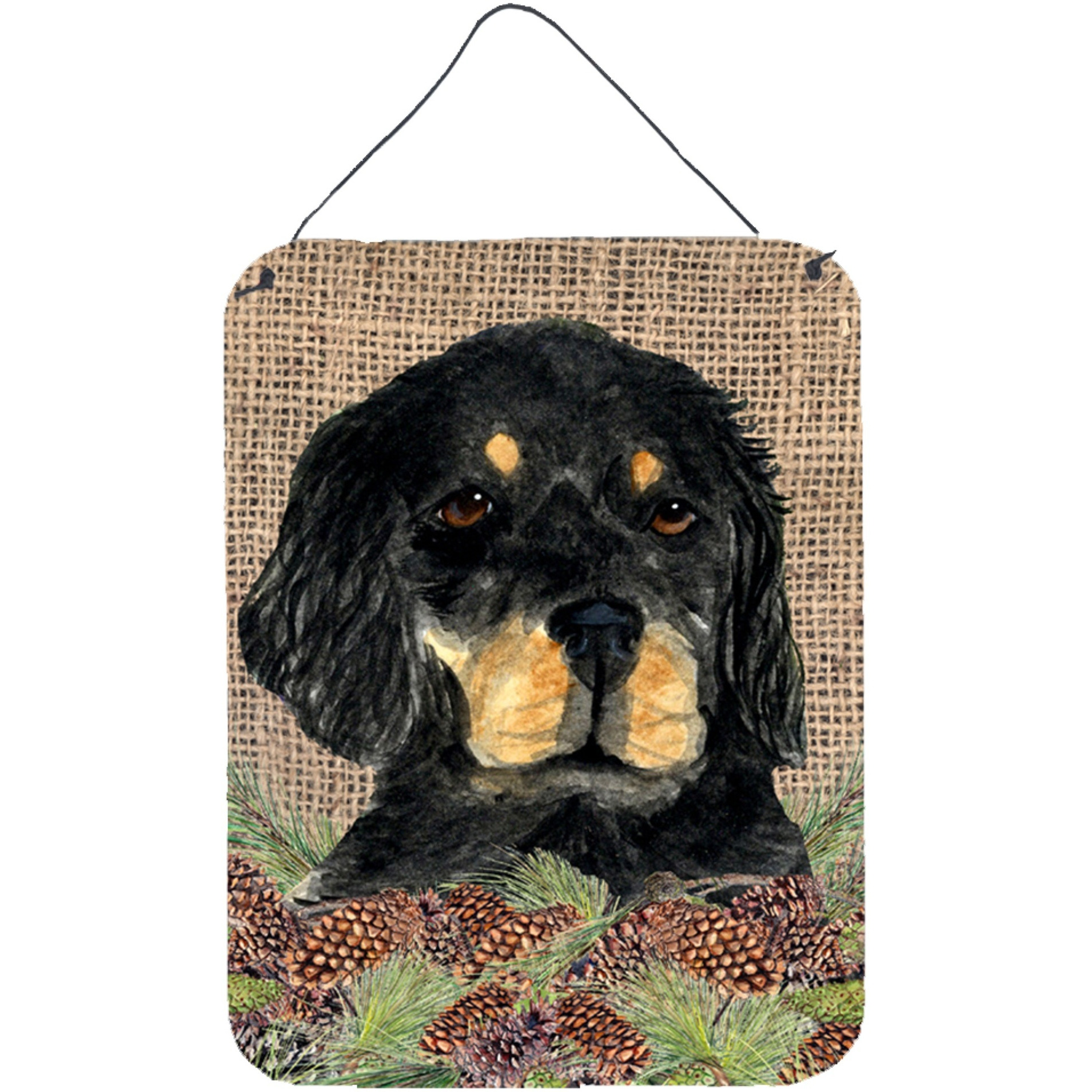 &quotCaroline's Treasures SS4104DS1216 Gordon Setter Aluminium Metal Wall or Door Hanging Prints, 16"" x 12"", Multicolor"
