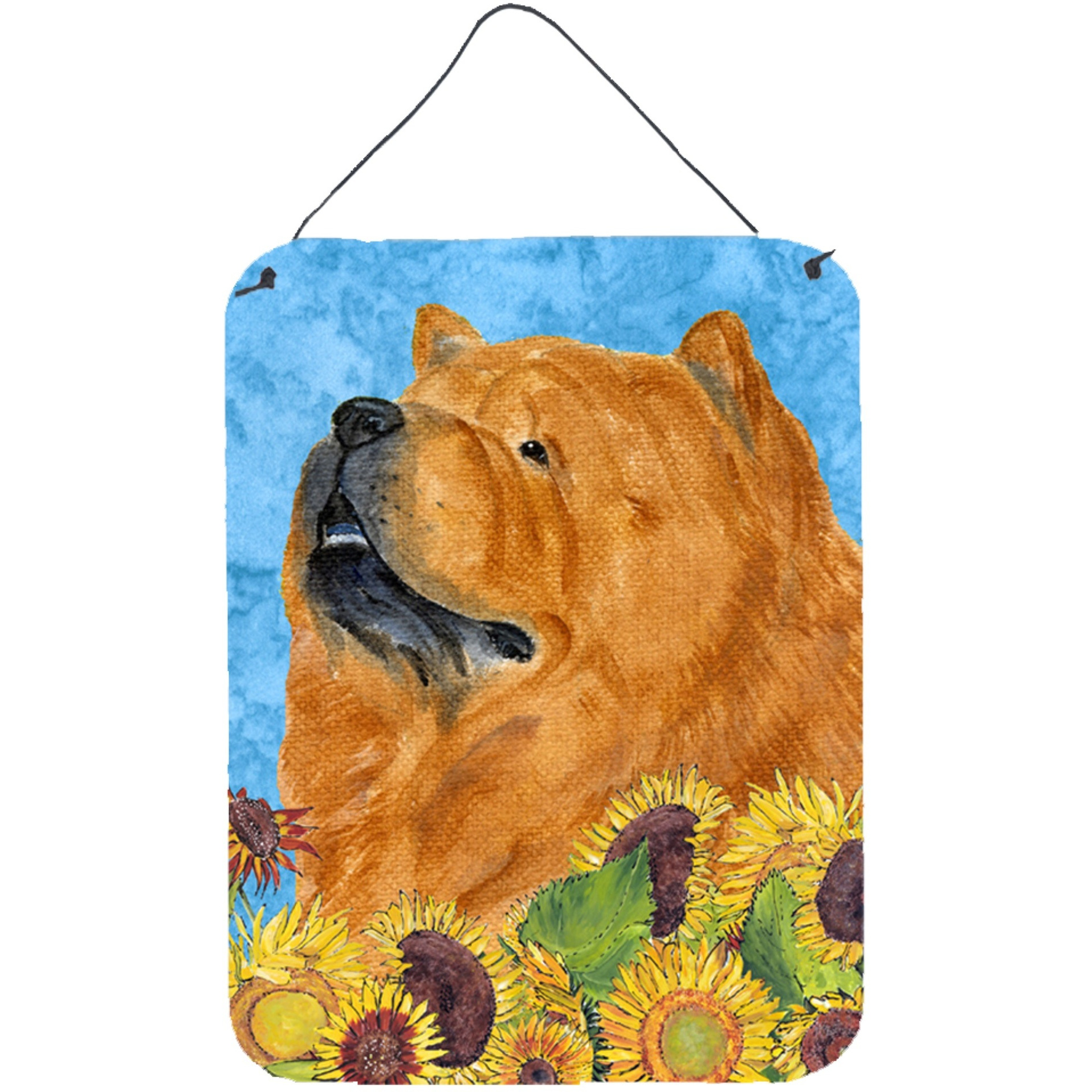 &quotCaroline's Treasures SS4135DS1216 Chow Chow Aluminium Metal Wall or Door Hanging Prints, 16"" x 12"", Multicolor"
