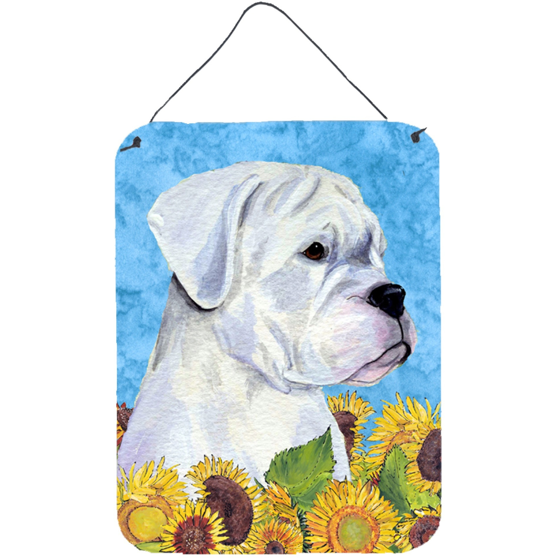 &quotCaroline's Treasures SS4142DS1216 Boxer Aluminium Metal Wall or Door Hanging Prints, 16"" x 12"", Multicolor"