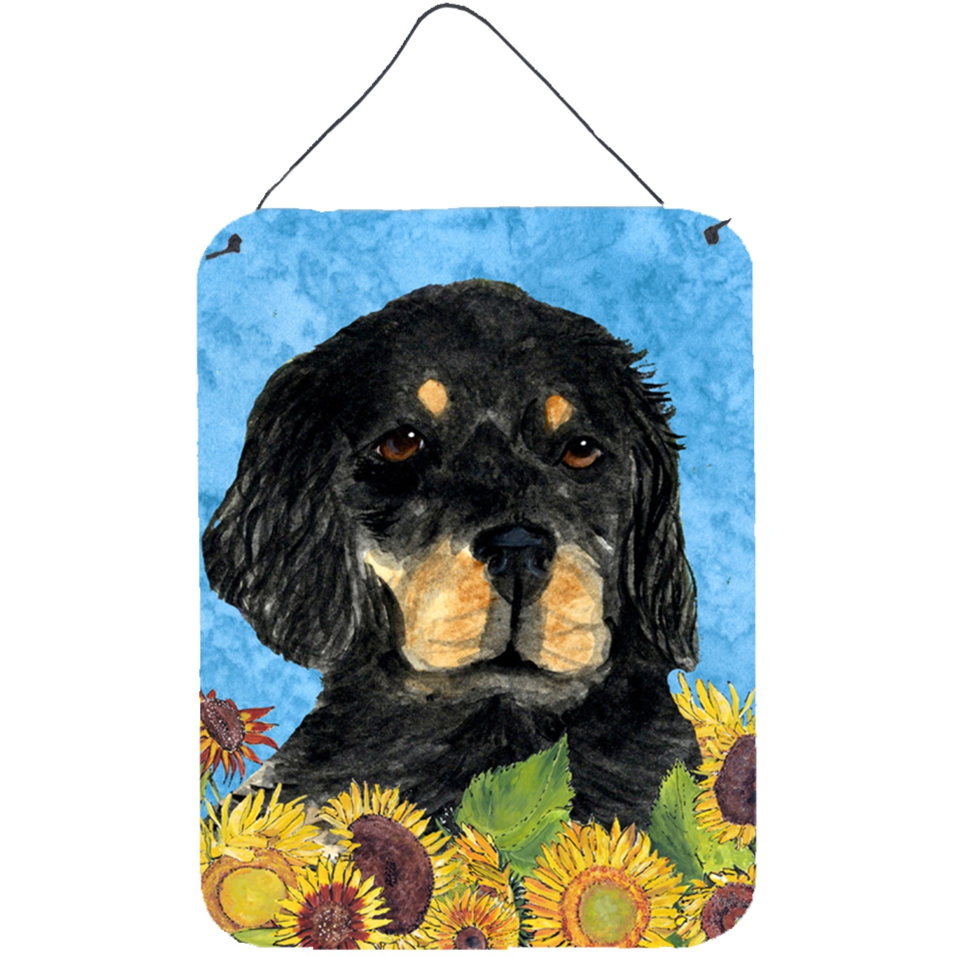 &quotCaroline's Treasures Gordon Setter Aluminium Metal Door Hanging Prints wall-decor, 16"" x 12"", Multicolor"