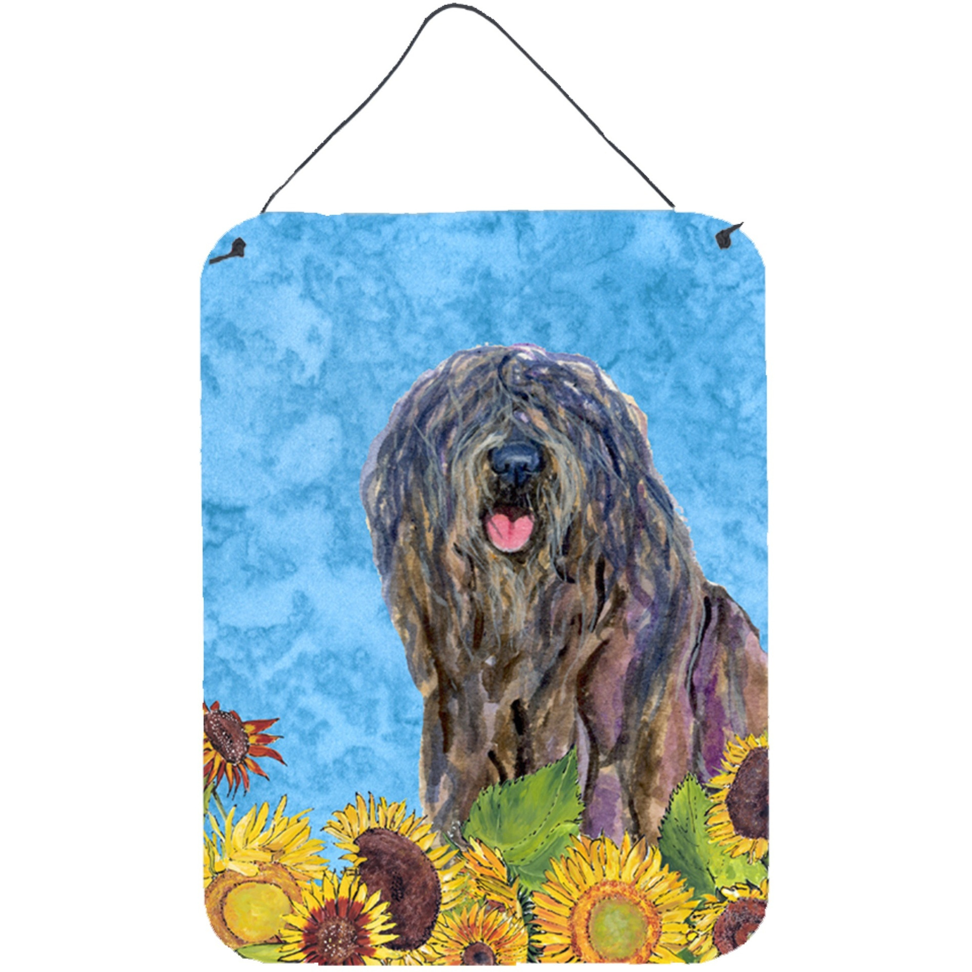 &quotCaroline's Treasures SS4157DS1216 Bergamasco Sheepdog Aluminium Metal Wall or Door Hanging Prints, 16"" x 12"", Multicolor"