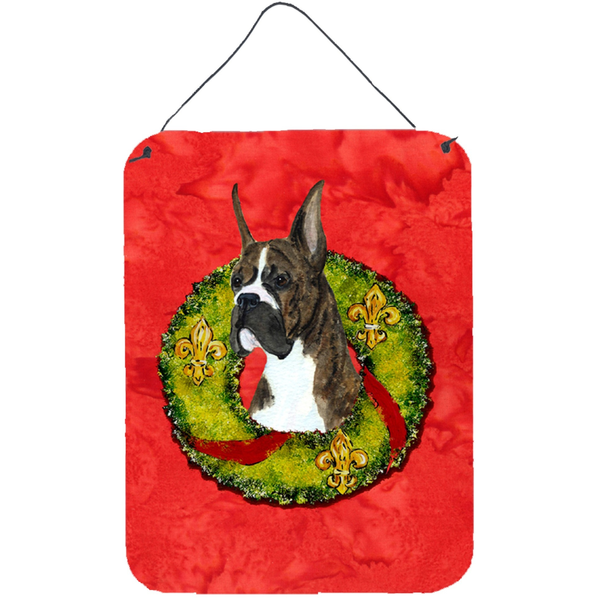 &quotCaroline's Treasures SS4195DS1216 Boxer Aluminium Metal Wall or Door Hanging Prints, 16"" x 12"", Multicolor"