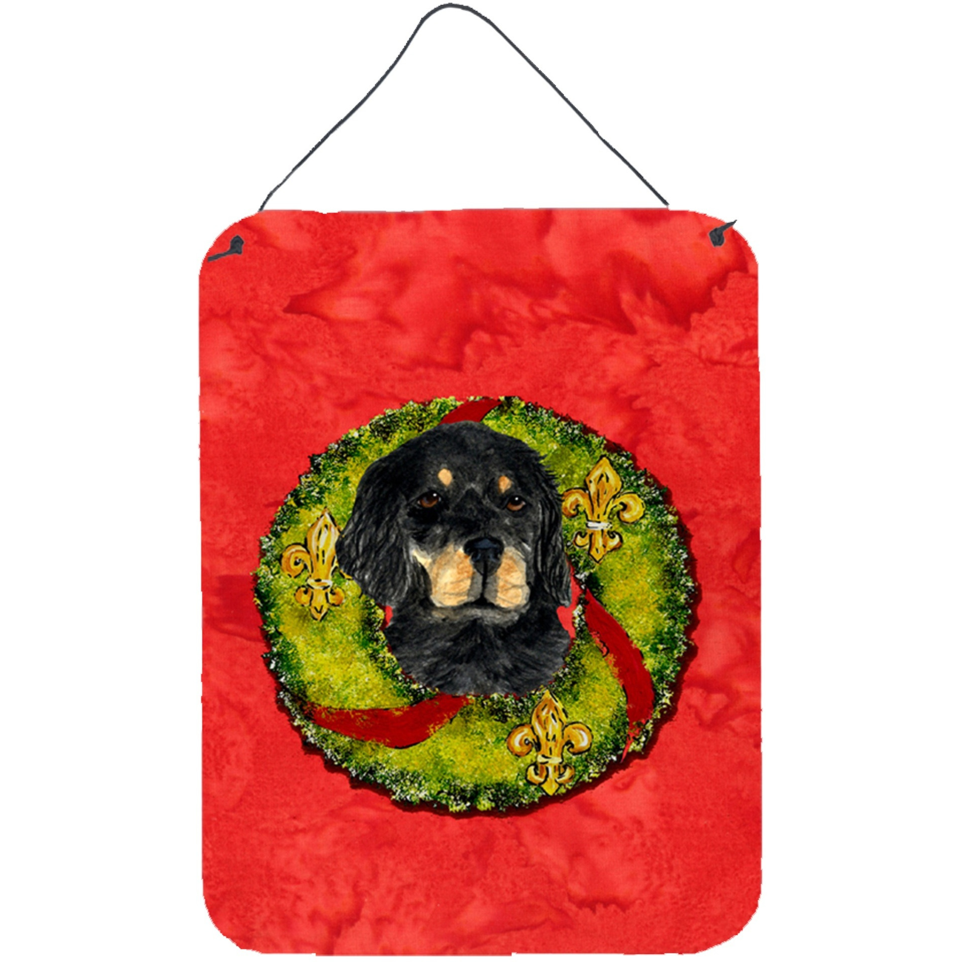 &quotCaroline's Treasures SS4202DS1216 Gordon Setter Aluminium Metal Wall or Door Hanging Prints, 16"" x 12"", Multicolor"