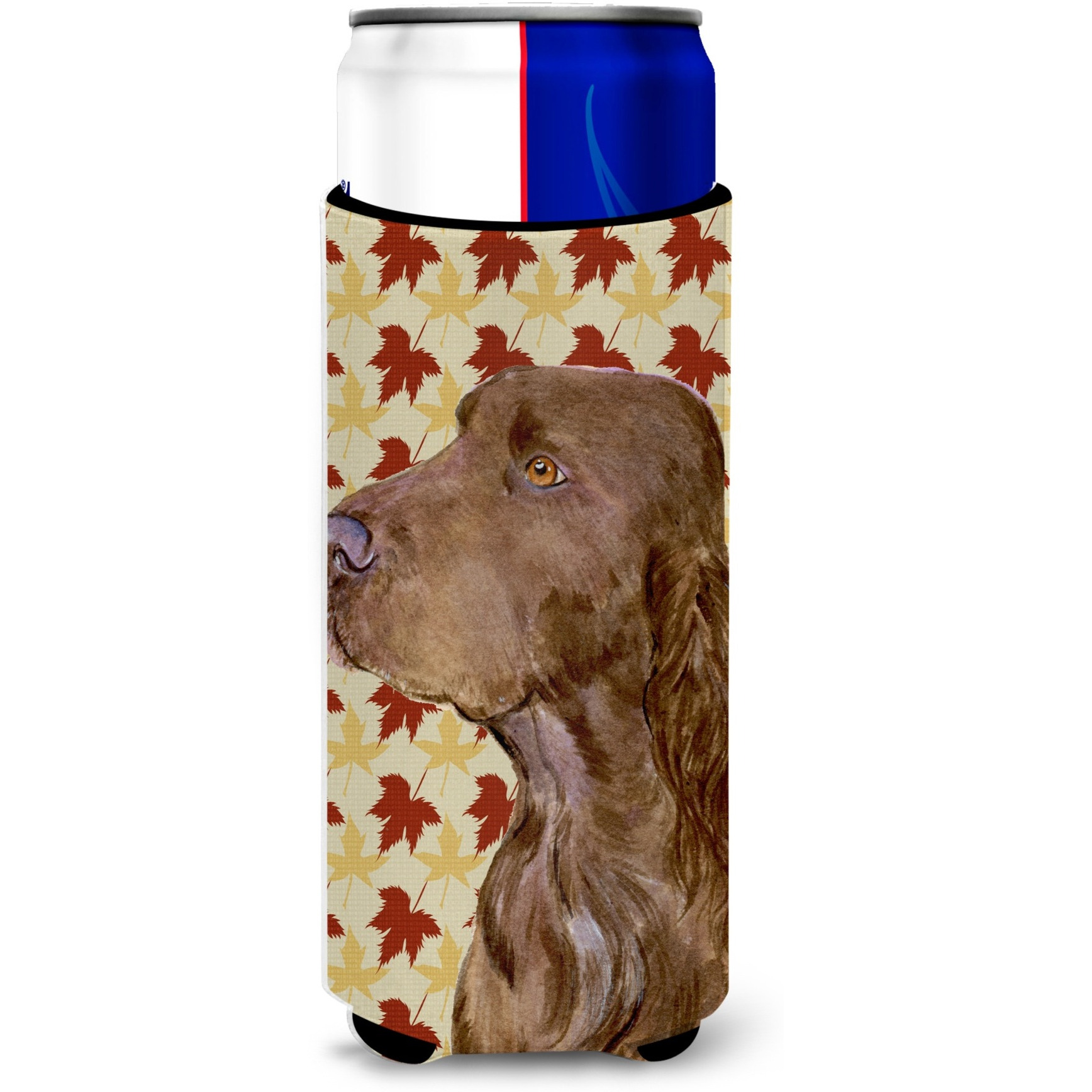 Field Spaniel Fall Leaves Portrait Ultra Beverage Insulators for slim cans SS4331MUK