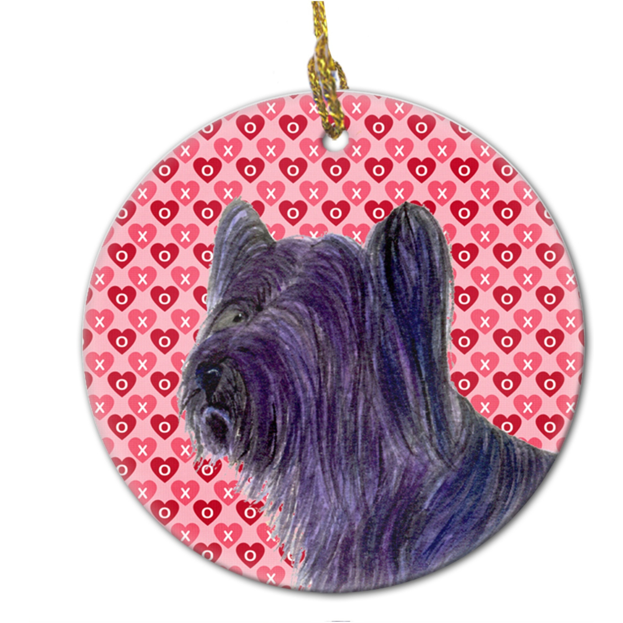 &quotCaroline's Treasures SS4463CO1 Skye Terrier Ceramic Ornament, Multicolor"