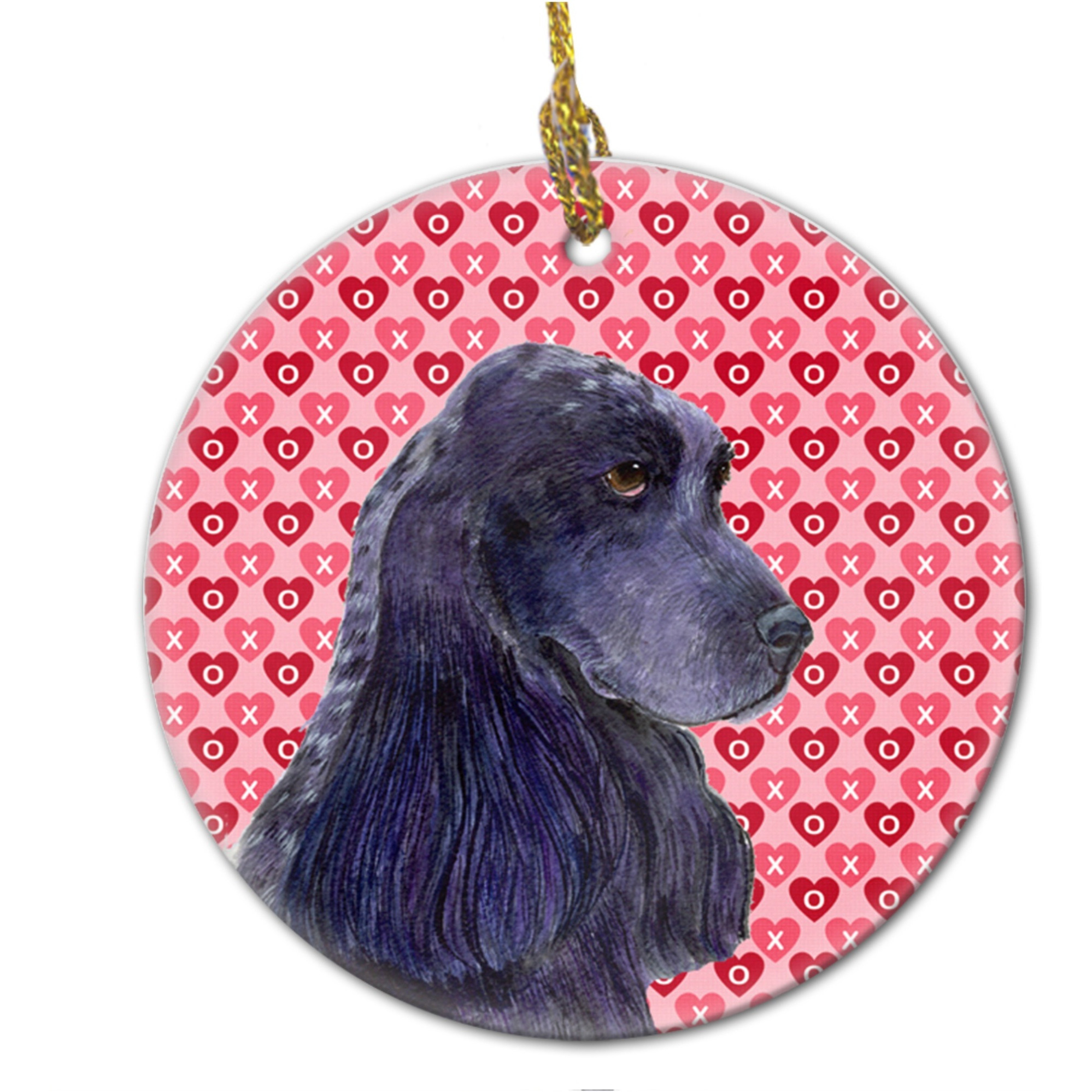 &quotCaroline's Treasures SS4471CO1 Cocker Spaniel Ceramic Ornament, Multicolor"