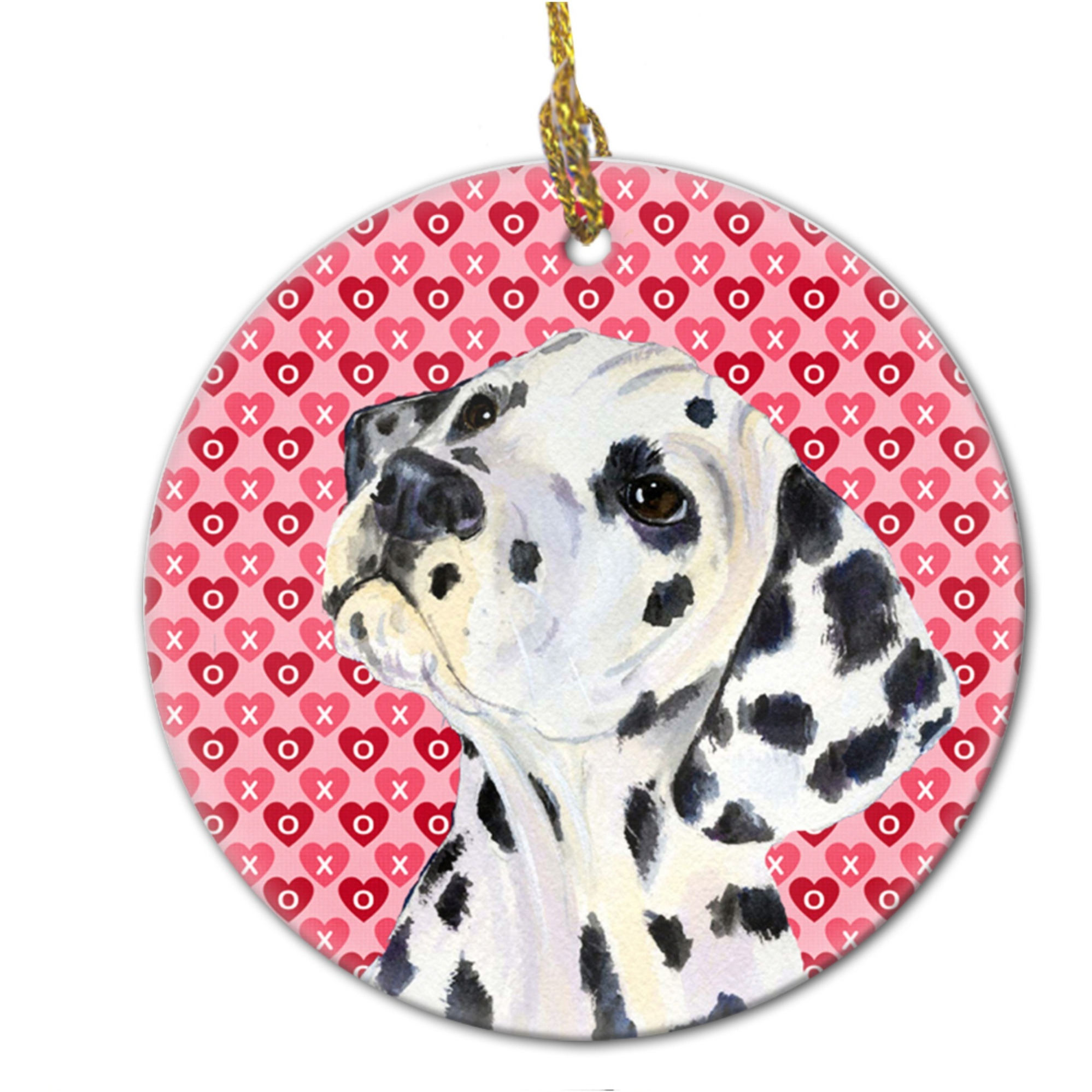 &quotCaroline's Treasures SS4492CO1 Dalmatian Ceramic Ornament, Multicolor"