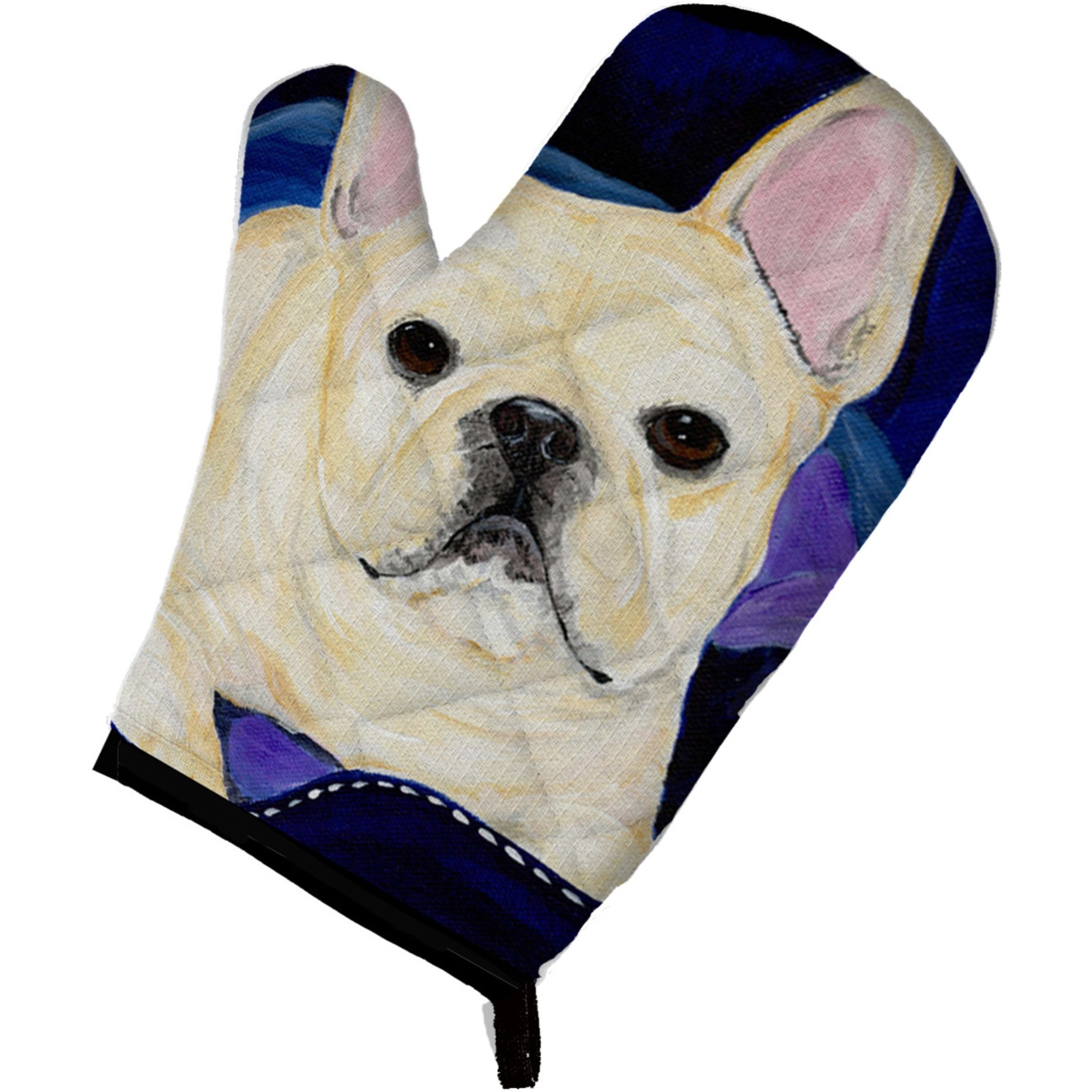 &quotCaroline's Treasures SS8126OVMT French Bulldog Oven Mitt, 12"" by 8.5"", Multicolor"