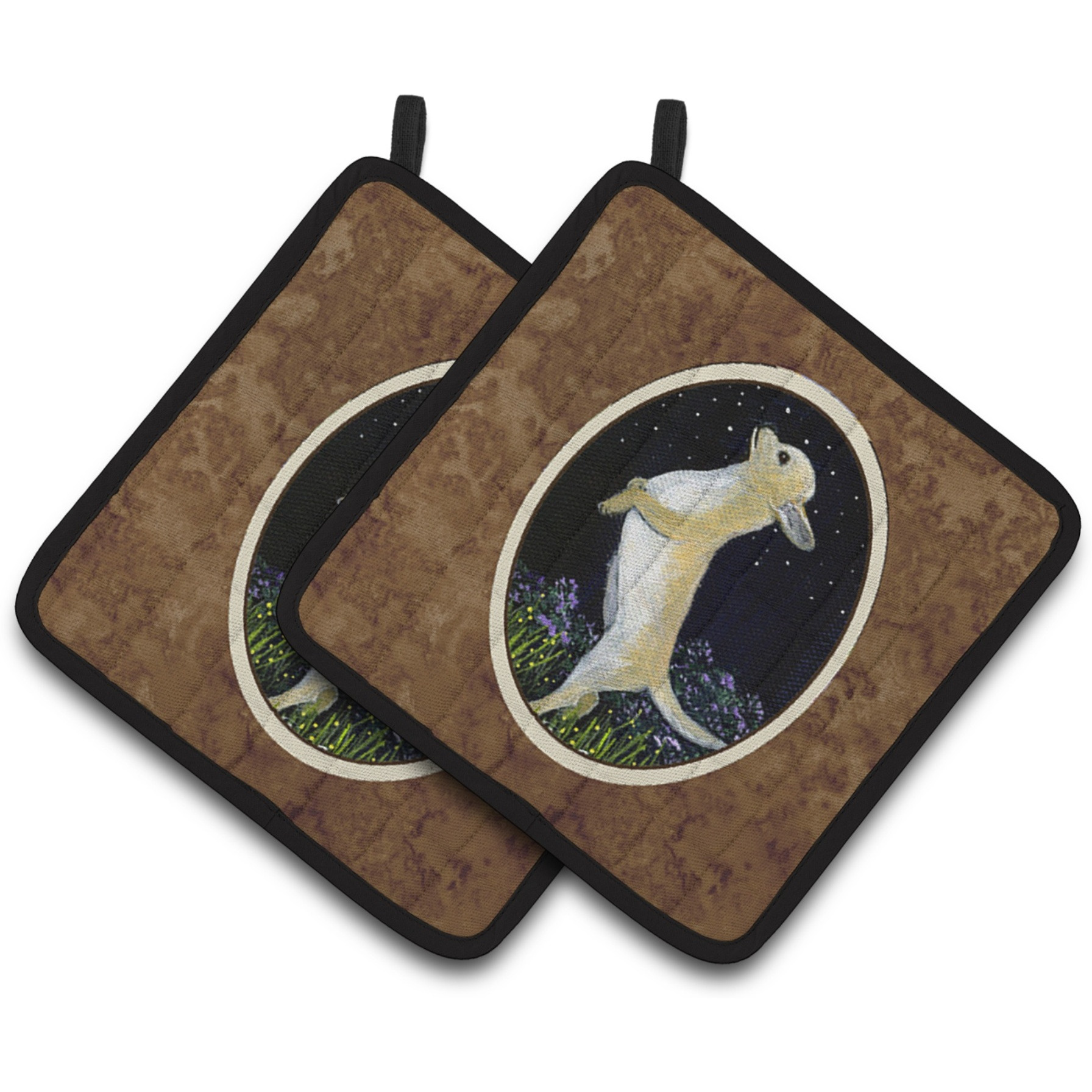 &quotCaroline's Treasures Chihuahua Pair of Pot Holders SS8152PTHD, 7.5HX7.5W, Multicolor"
