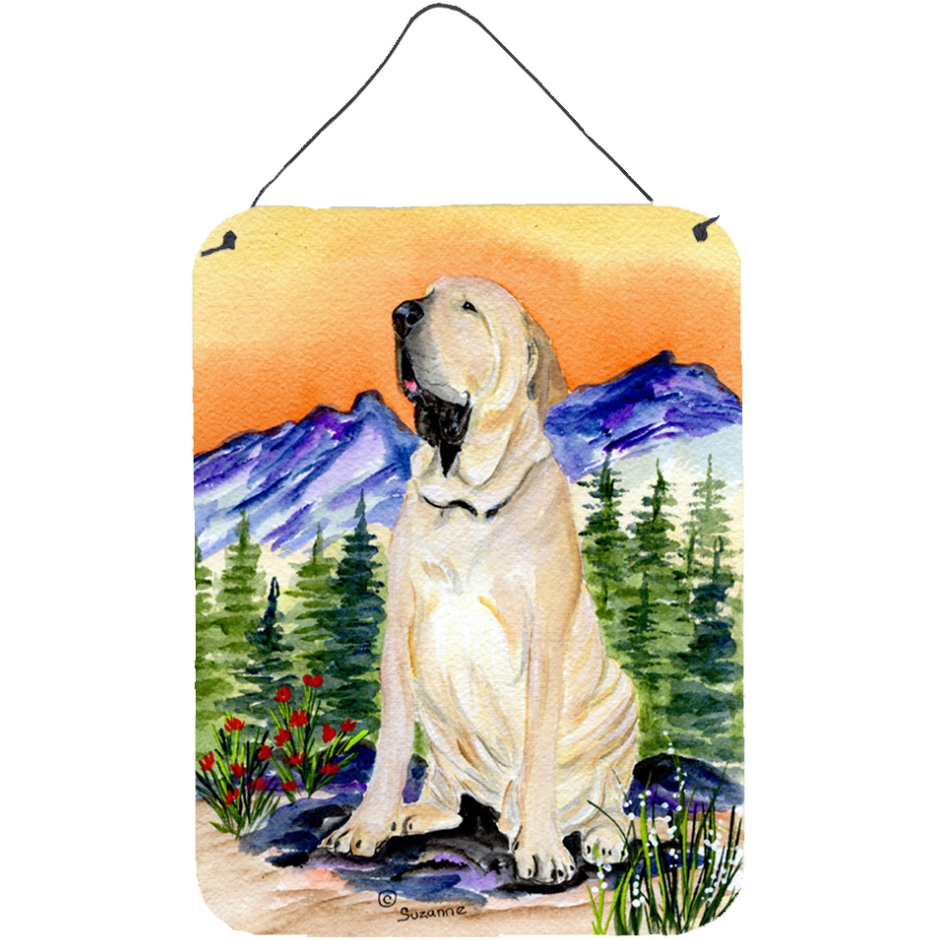 &quotCaroline's Treasures Brazilian Mastiff/Fila Brasileiro Wall or Door Hanging Prints, 16"" x 12"", Multicolor"