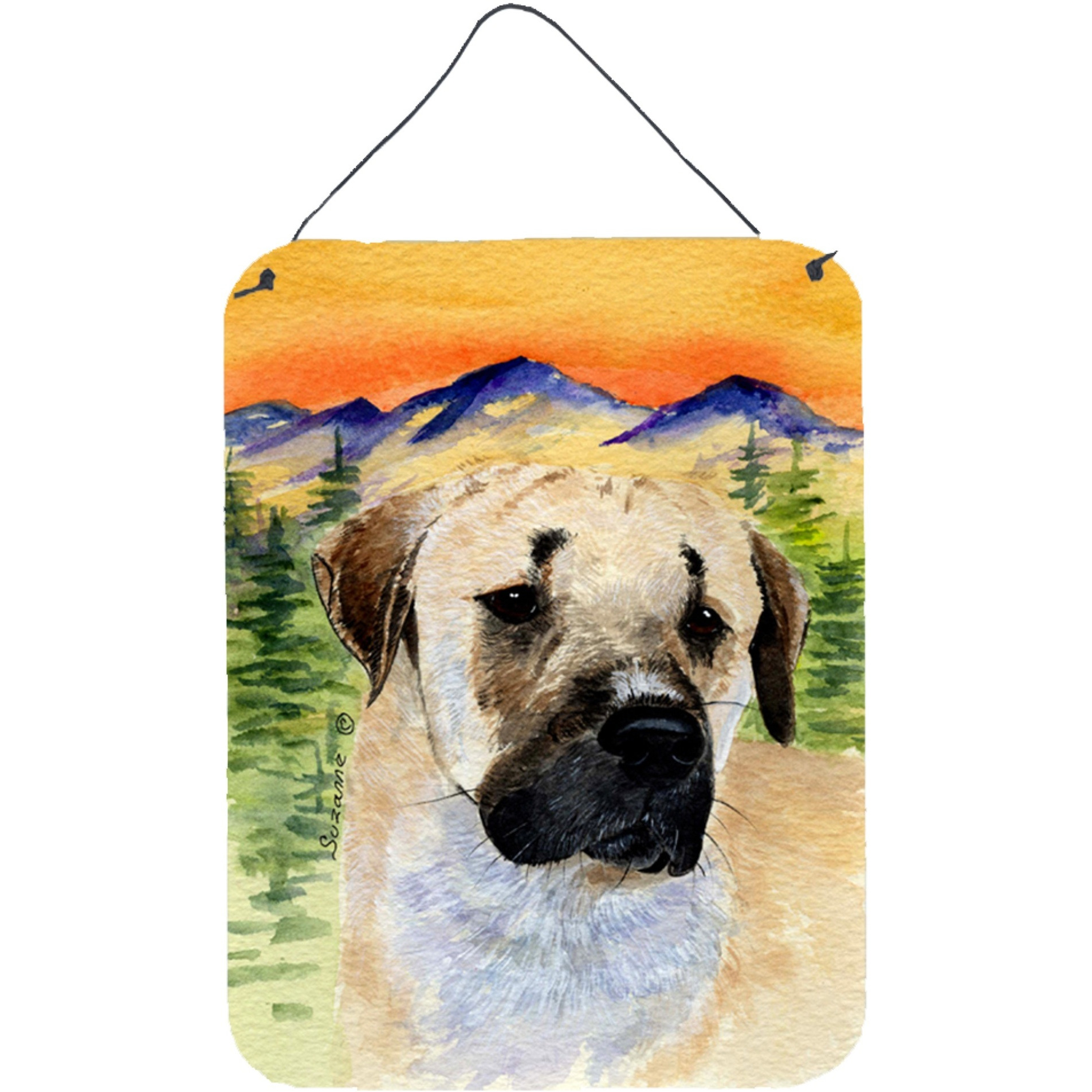 &quotCaroline's Treasures Anatolian Shepherd Aluminium Metal Wall or Door Hanging Prints, 16"" x 12"", Multicolor"