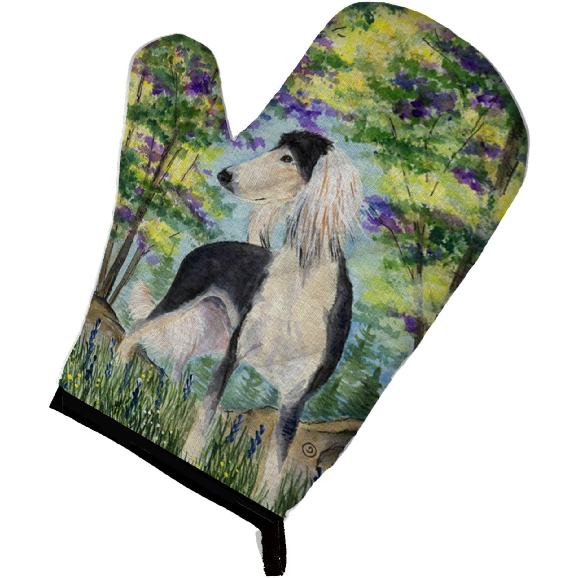&quotCaroline's Treasures SS8200OVMT Saluki Oven Mitt, 12"" by 8.5"", Multicolor"