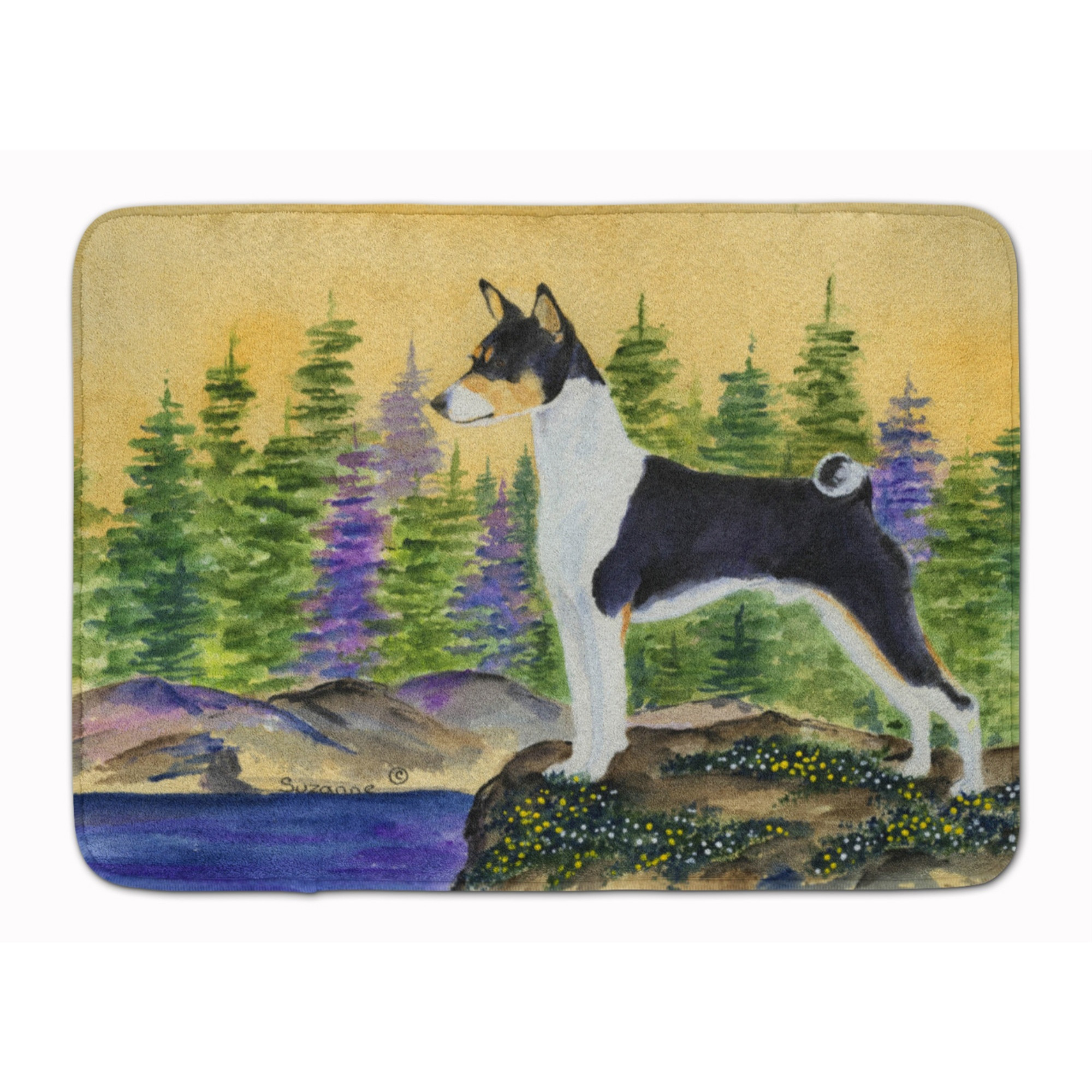 &quotCaroline's Treasures Basenji Floor Mat, 19"" x 27"", Multicolor"