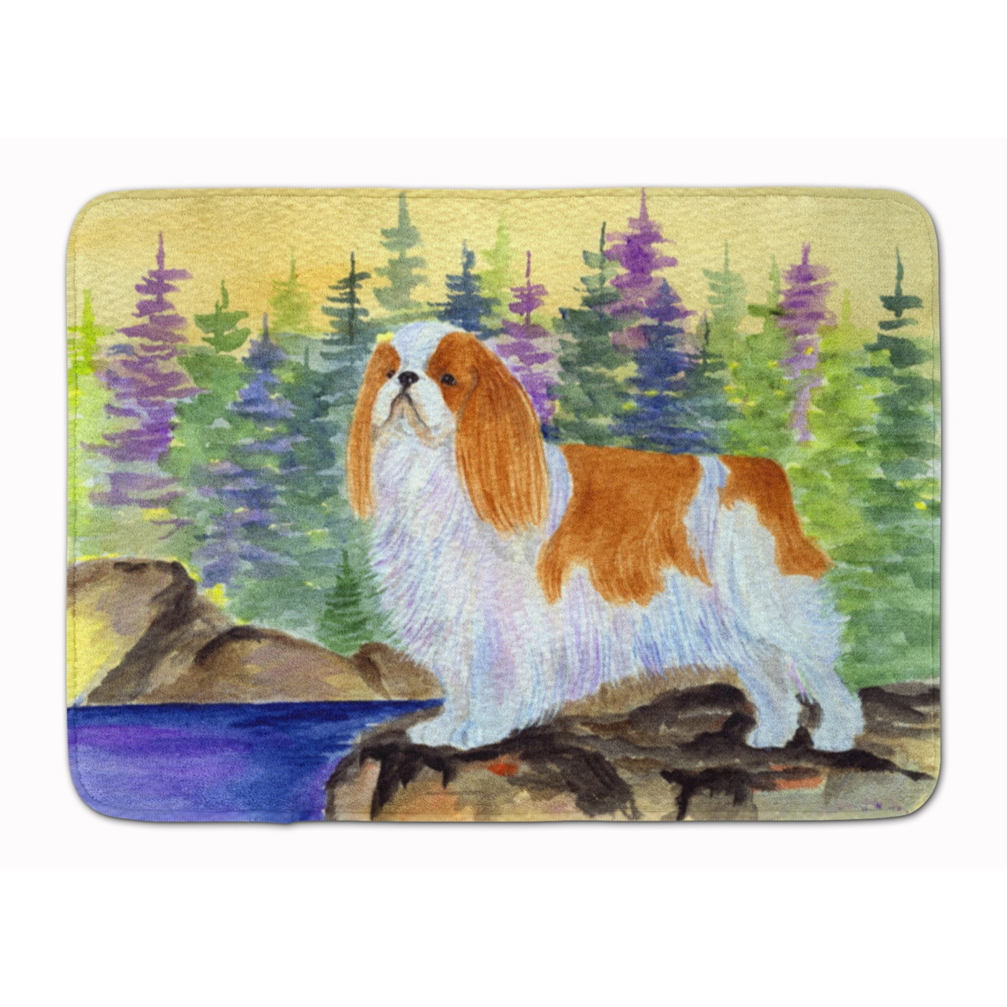 &quotCaroline's Treasures English Toy Spaniel Floor Mat, 19"" x 27"", Multicolor"