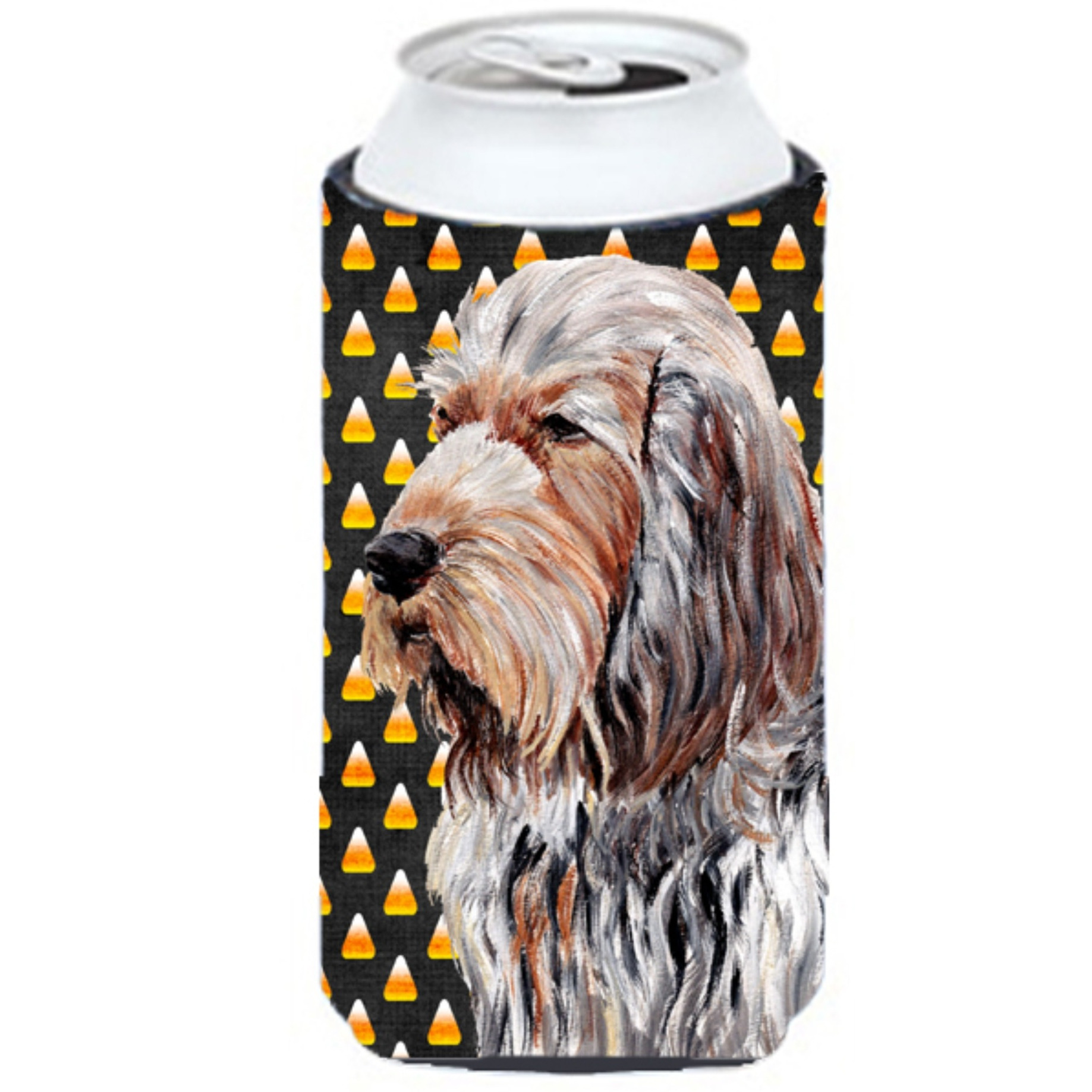 Otterhound Candy Corn Halloween Tall Boy Beverage Insulator Hugger SC9660TBC