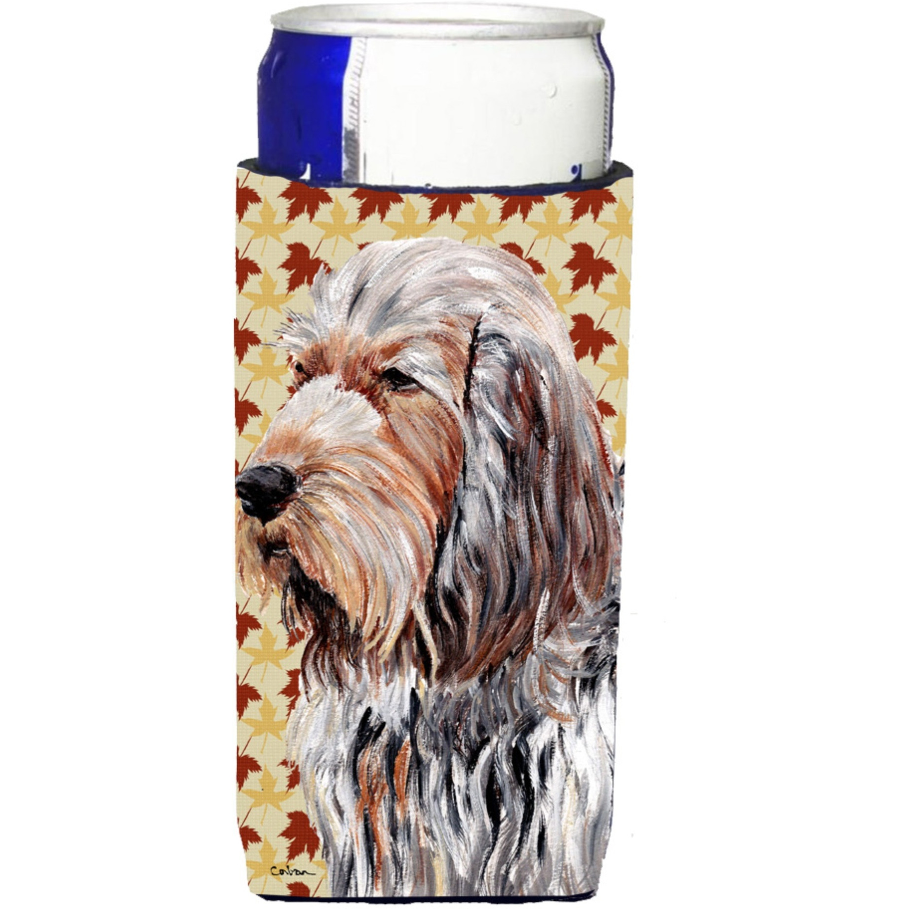Otterhound Fall Leaves Ultra Beverage Insulators for slim cans SC9684MUK