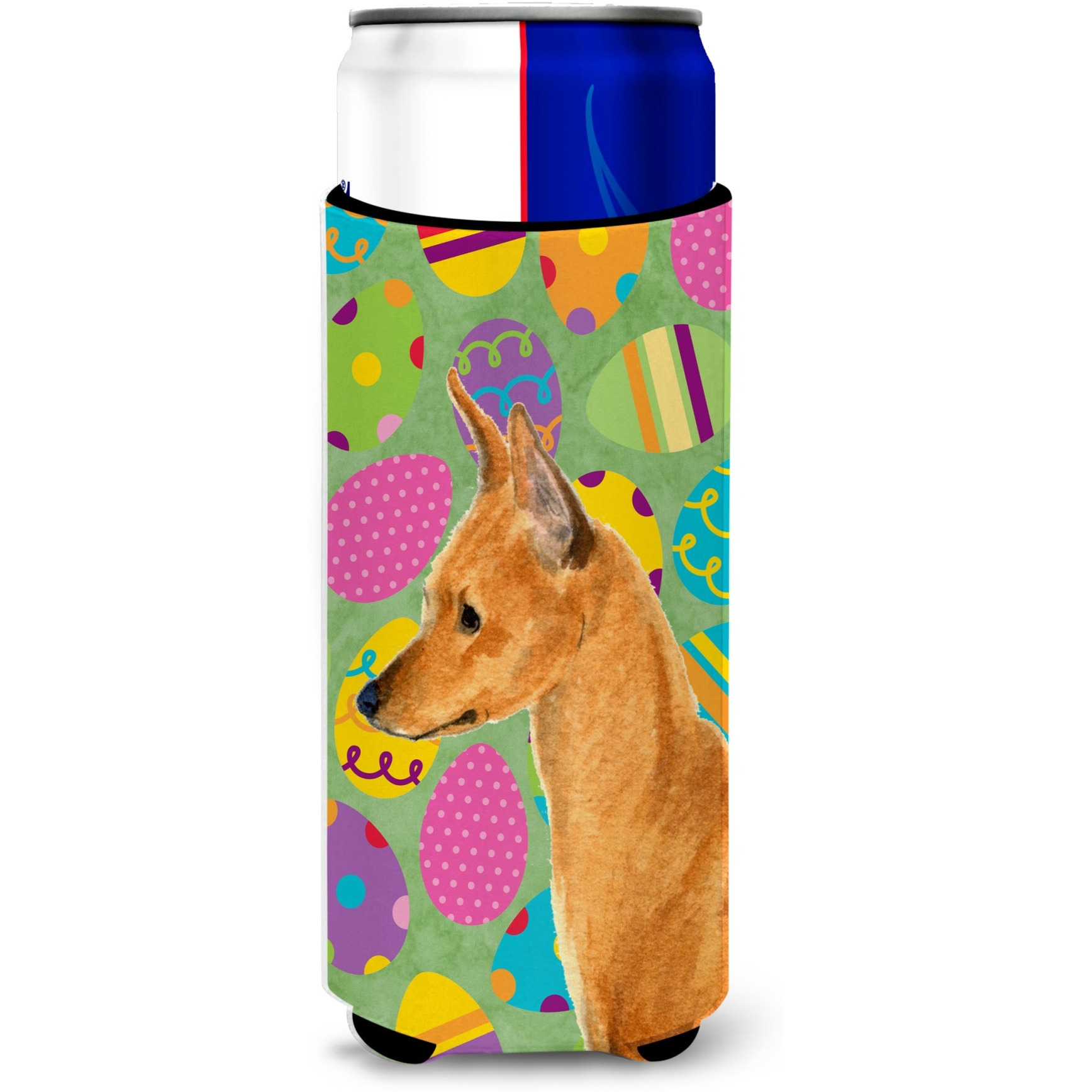 Min Pin Easter Eggtravaganza Ultra Beverage Insulators for slim cans SS4811MUK