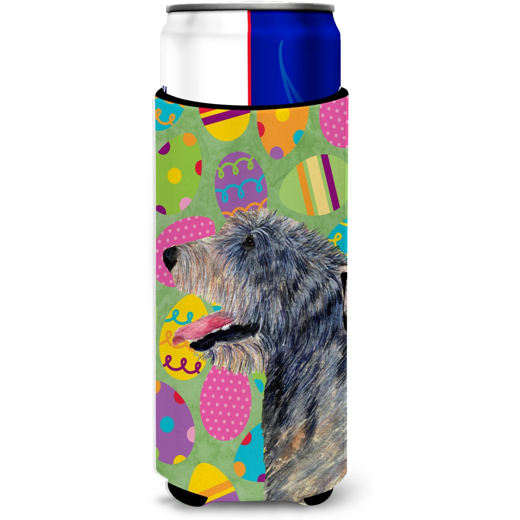 Irish Wolfhound Easter Eggtravaganza Ultra Beverage Insulators for slim cans SS4851MUK
