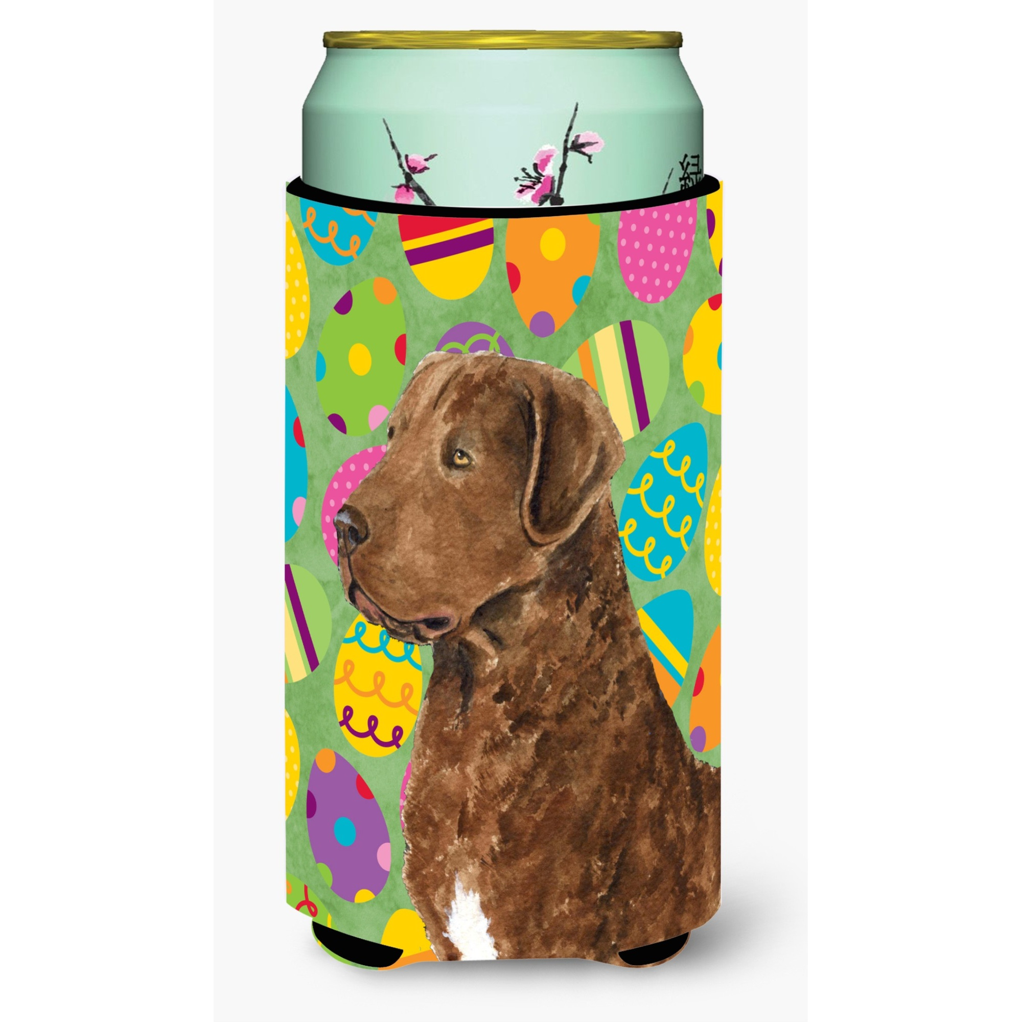 Chesapeake Bay Retriever Easter Eggtravaganza  Tall Boy Beverage Insulator Beverage Insulator Hugger