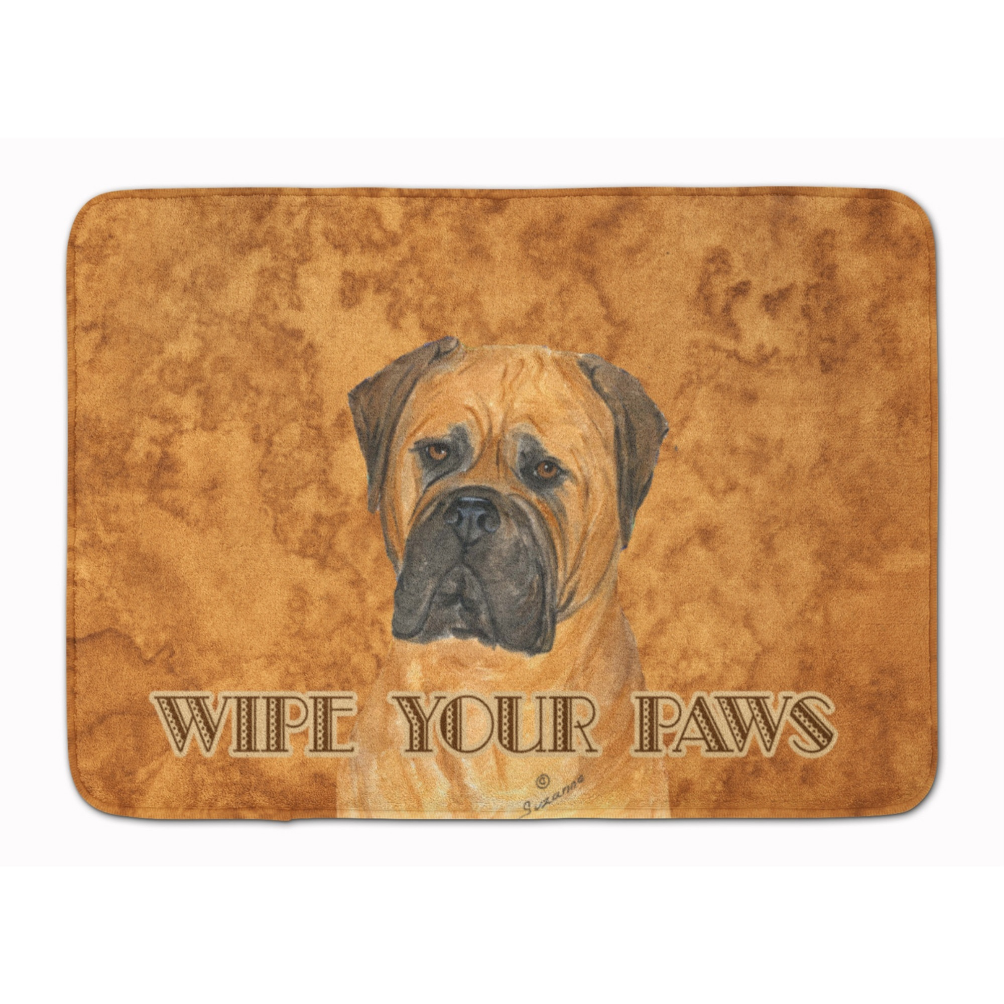 &quotCaroline's Treasures Bullmastiff Wipe your Paws Floor Mat, 19"" x 27"", Multicolor"