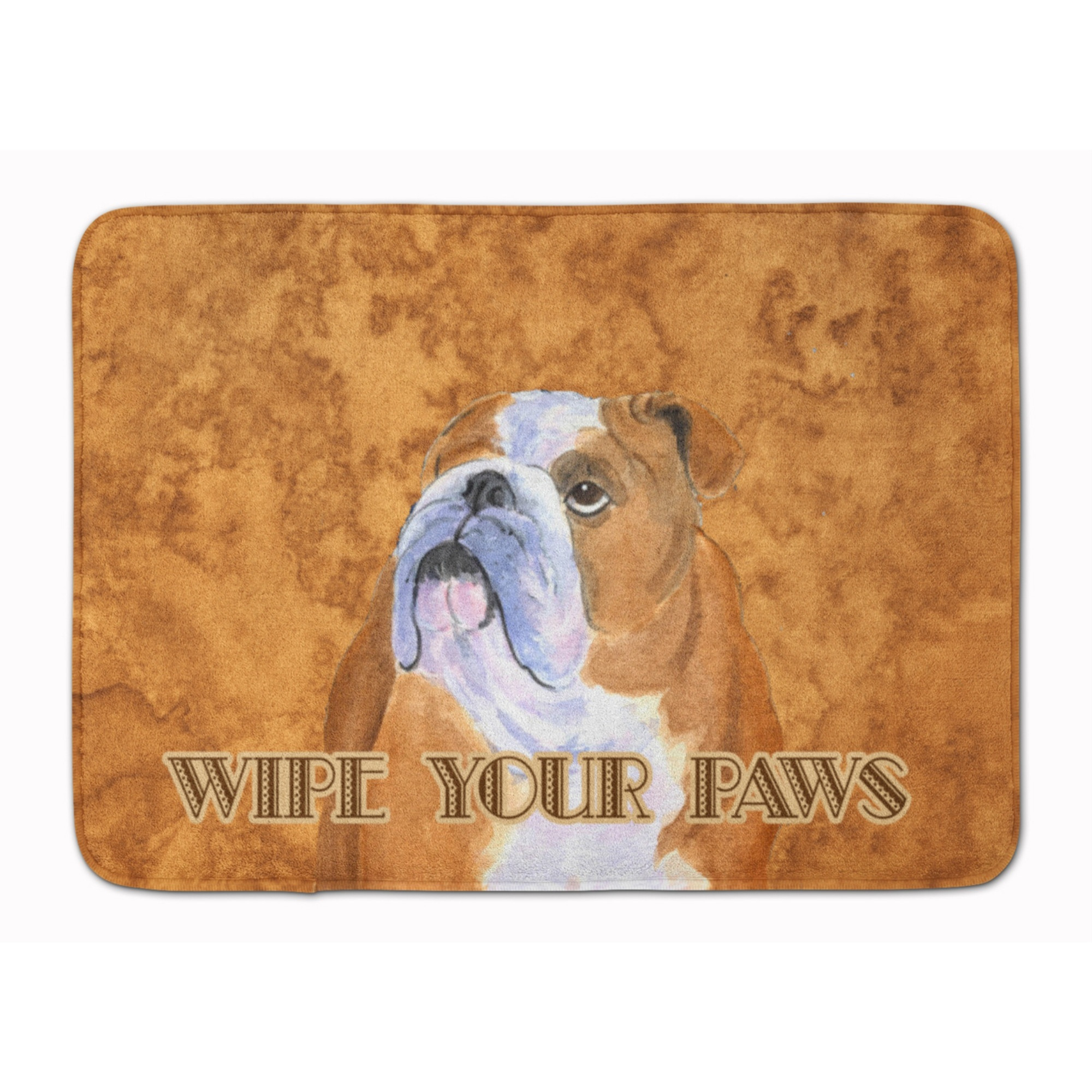 &quotCaroline's Treasures Bulldog English Wipe your Paws Floor Mat, 19"" x 27"", Multicolor"