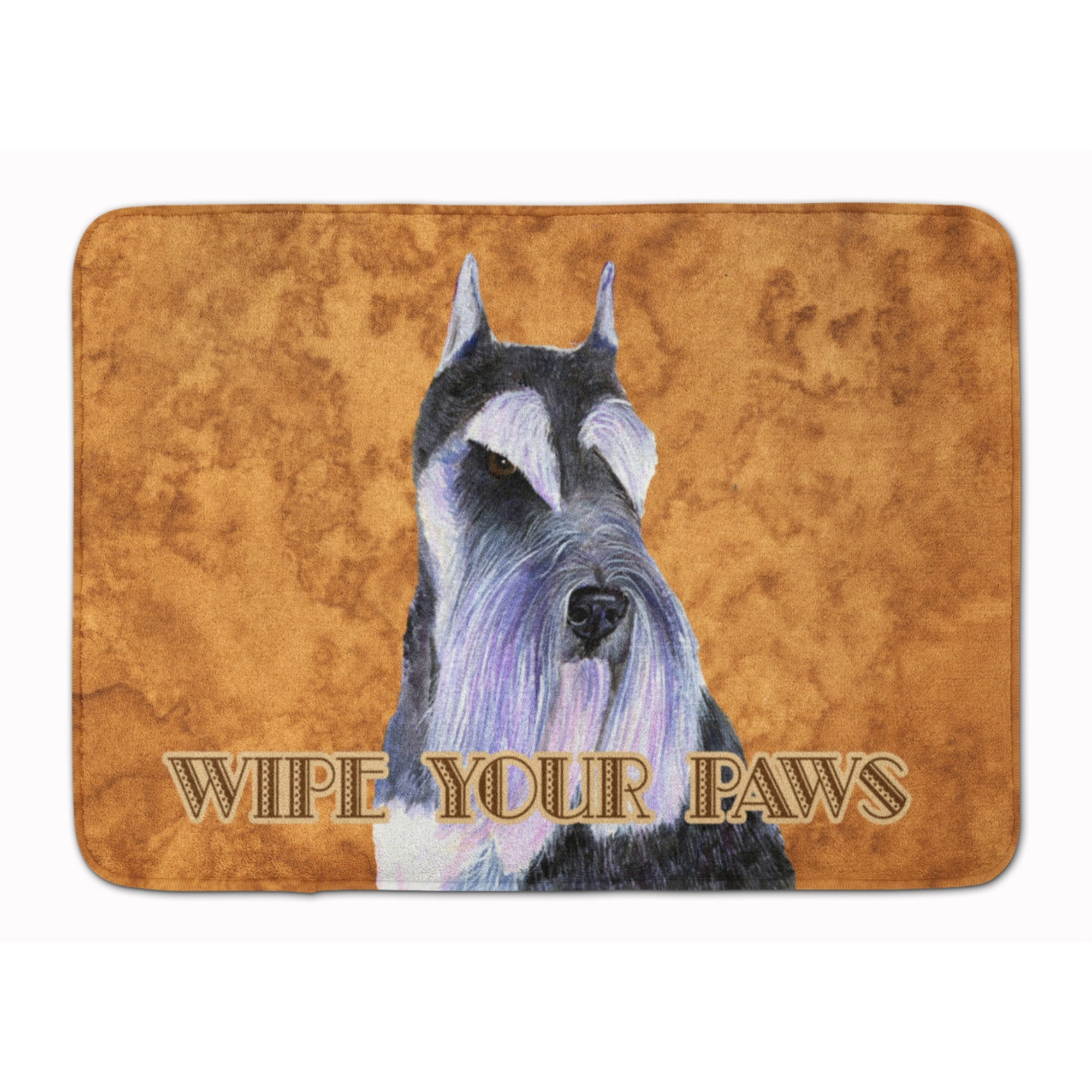 &quotCaroline's Treasures Schnauzer Wipe your Paws Floor Mat, 19"" x 27"", Multicolor"