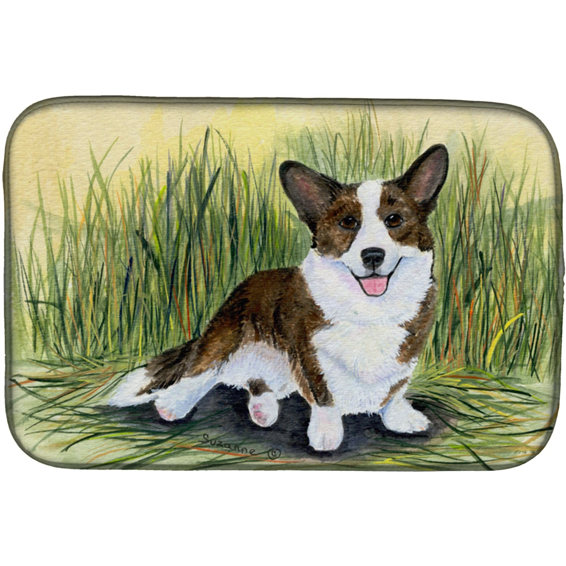 &quotCaroline's Treasures SS8004DDM Dish Drying Mat, 14"" x 21"", Multicolor"