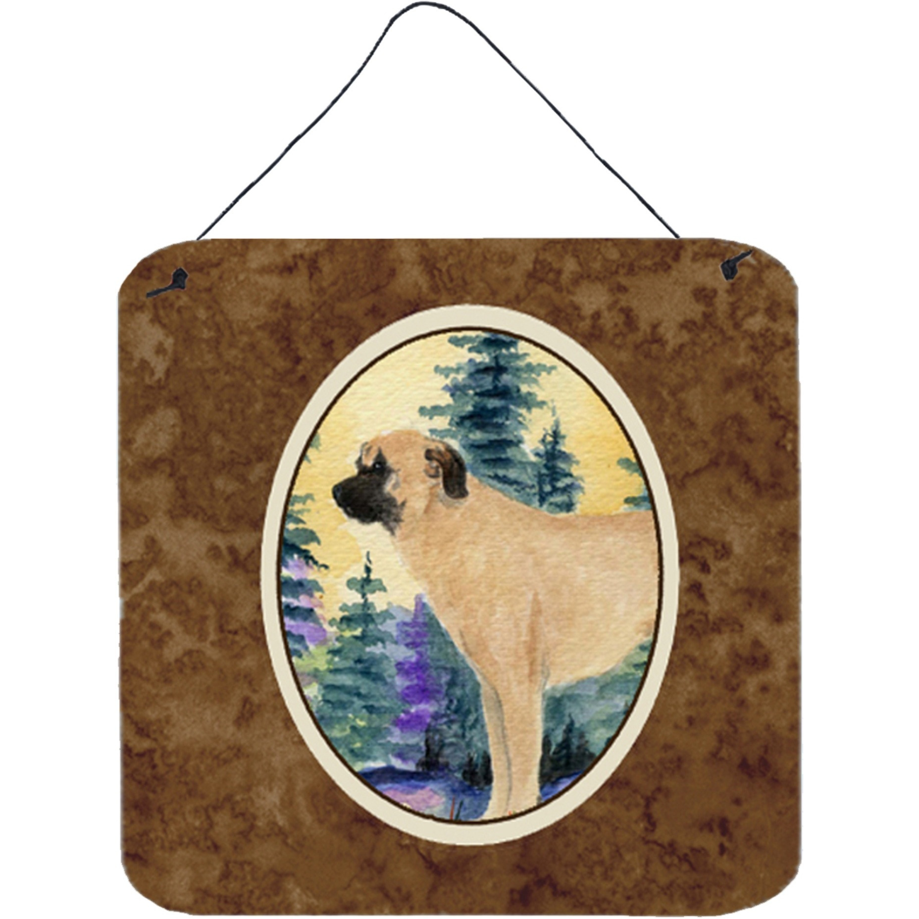 &quotCaroline's Treasures Anatolian Shepherd Aluminium Metal Door Hanging Prints wall-decor, 6 x 6, Multicolor"
