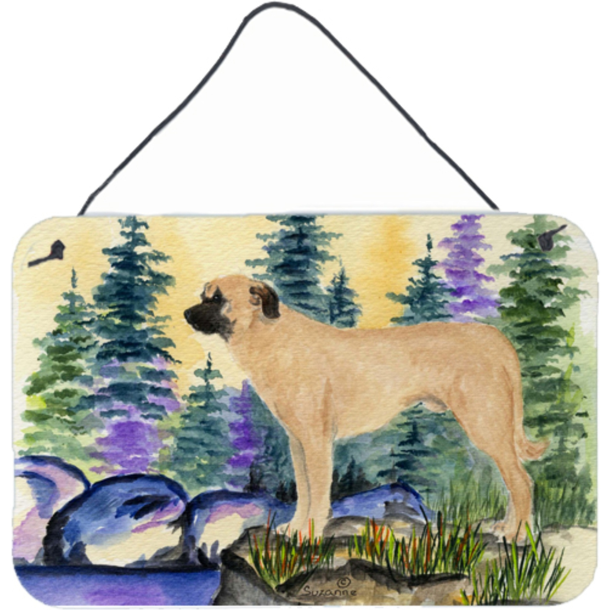 &quotCaroline's Treasures Anatolian Shepherd Indoor Aluminum Metal Wall or Door Hanging Prints, 8 x 12"", Multicolor"