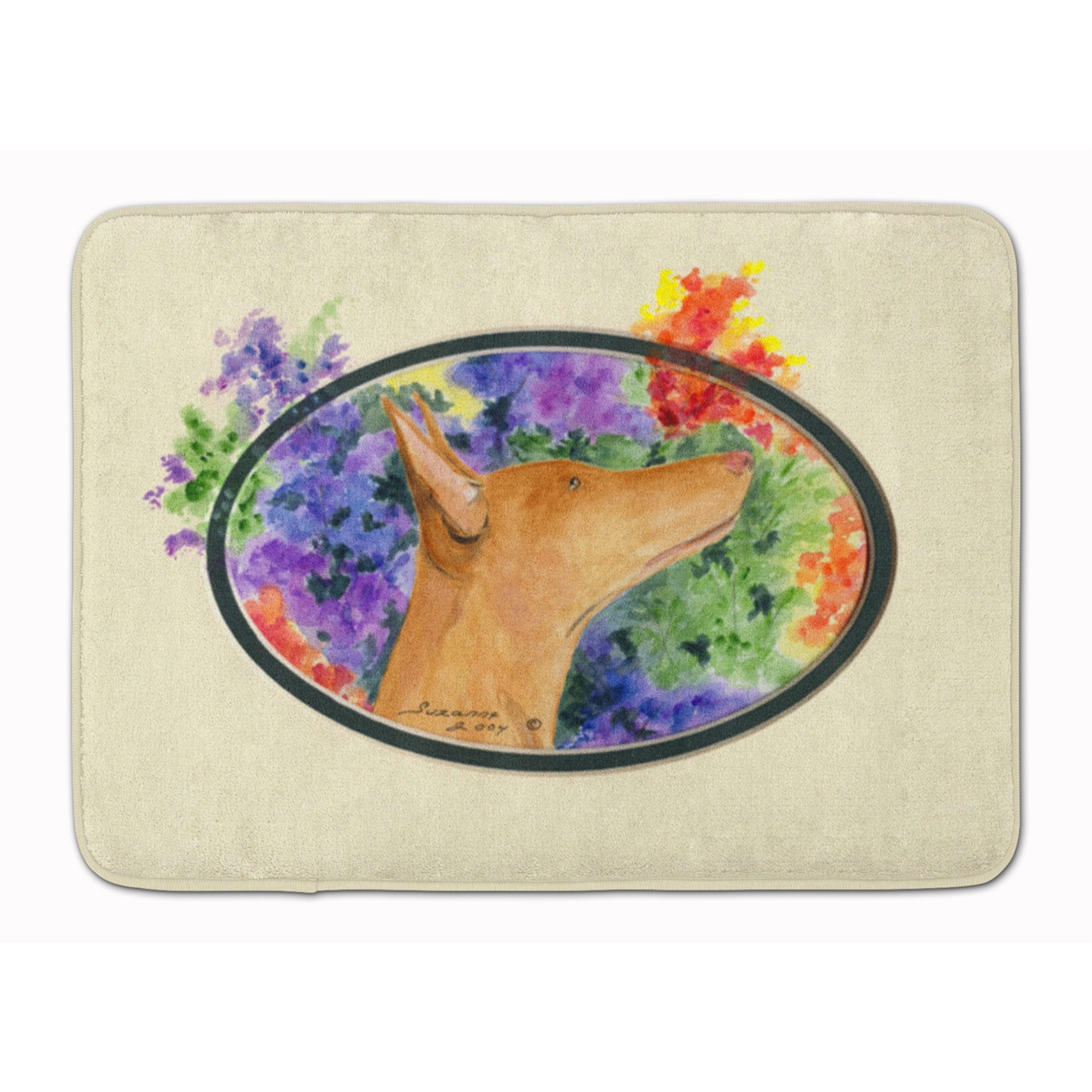 &quotCaroline's Treasures Pharaoh Hound Floor Mat, 19"" x 27"", Multicolor"