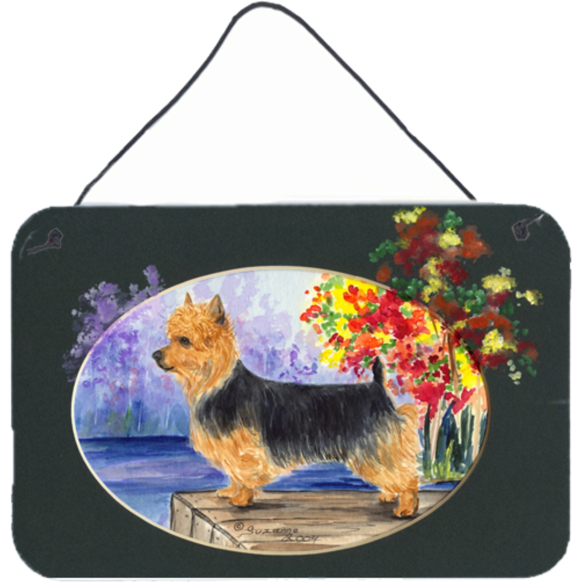 &quotCaroline's Treasures Australian Terrier Indoor Aluminum Metal Wall or Door Hanging Prints, 8 x 12"", Multicolor"