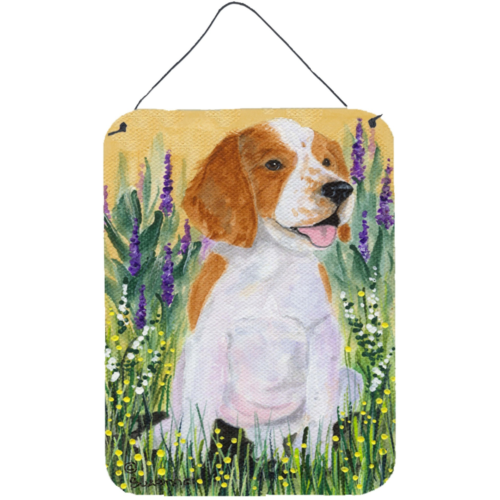 &quotCaroline's Treasures SS8219DS1216 Welsh Springer Spaniel Aluminium Metal Wall or Door Hanging Prints, 16"" x 12"", Multicolor"