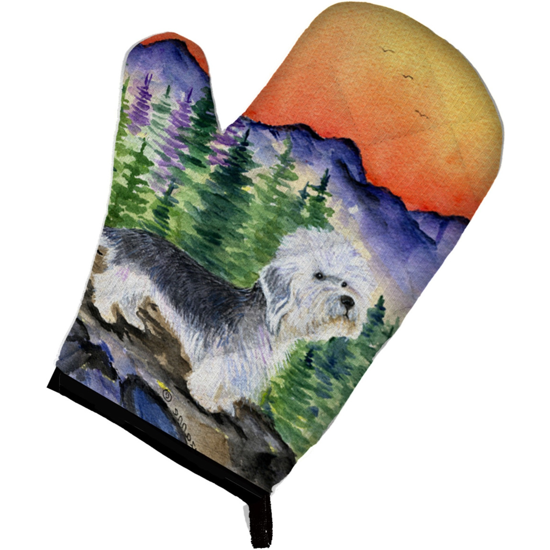 &quotCaroline's Treasures SS8222OVMT Dandie Dinmont Terrier Oven Mitt, 12"" by 8.5"", Multicolor"