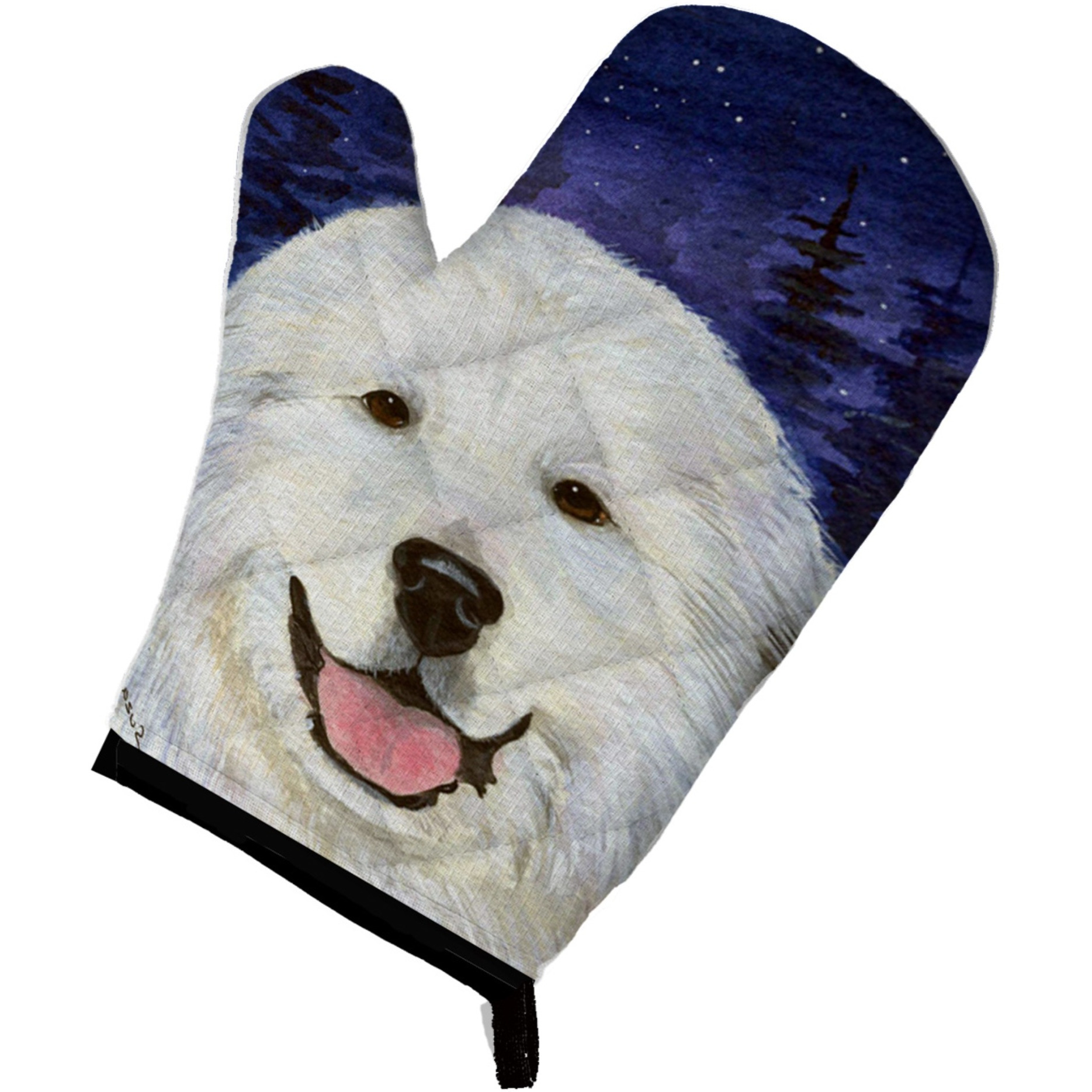 &quotCaroline's Treasures SS8242OVMT Great Pyrenees Oven Mitt, 12"" by 8.5"", Multicolor"