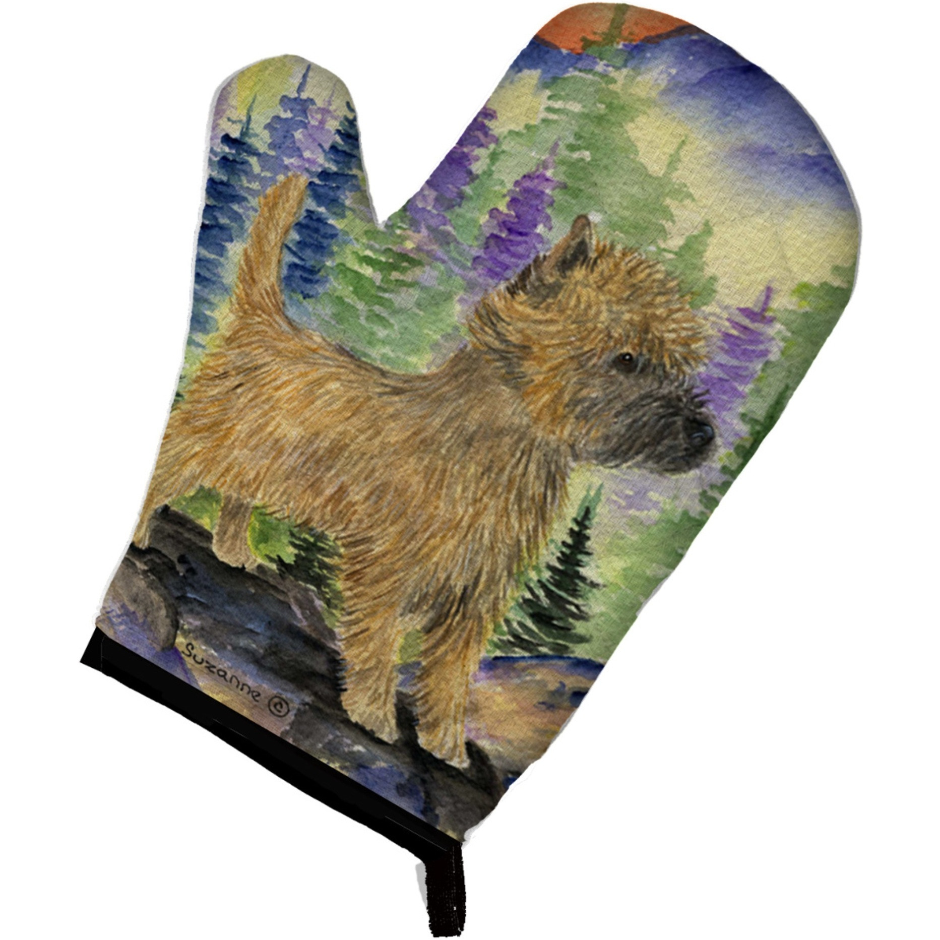 &quotCaroline's Treasures SS8255OVMT Cairn Terrier Oven Mitt, 12"" by 8.5"", Multicolor"