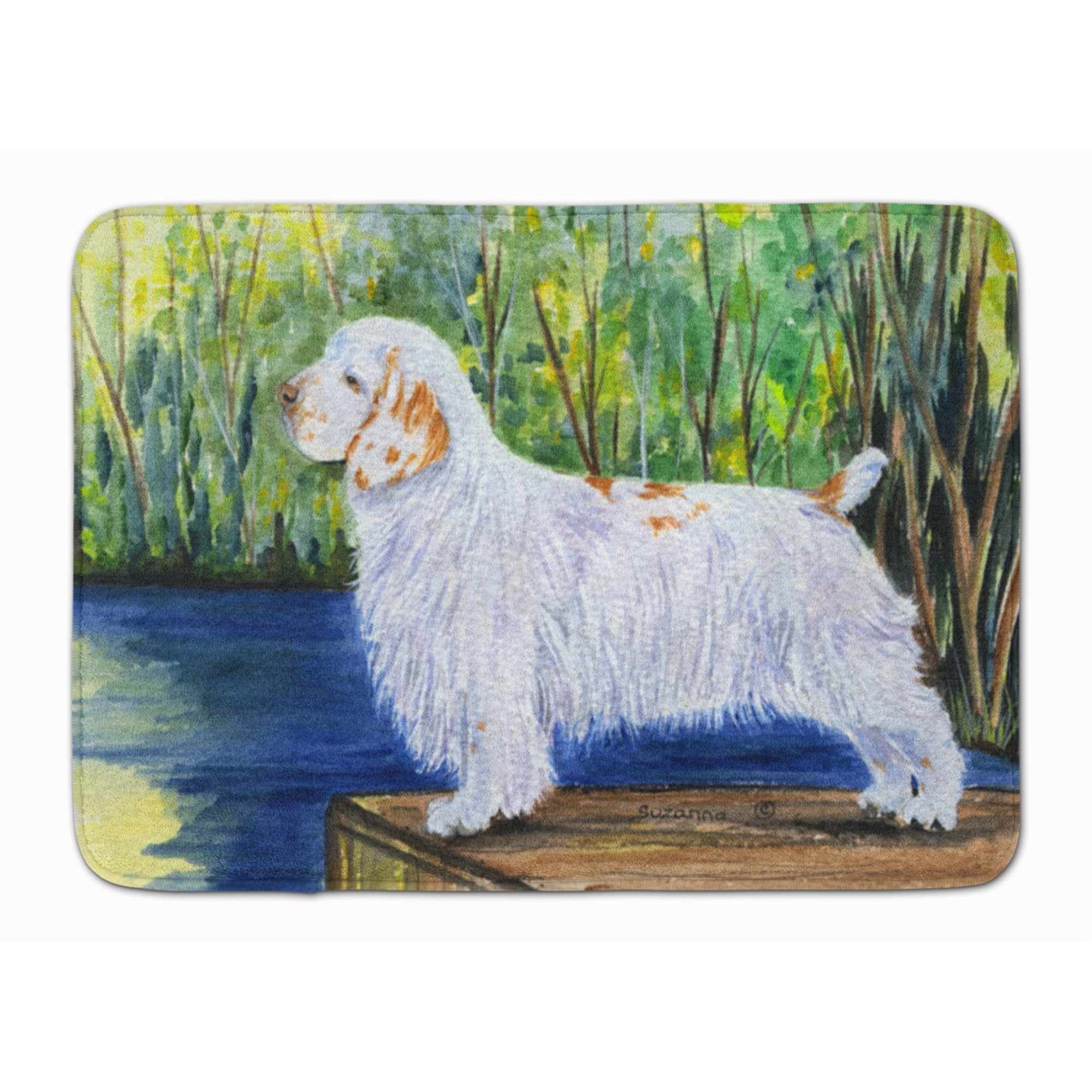 &quotCaroline's Treasures Clumber Spaniel Floor Mat, 19"" x 27"", Multicolor"