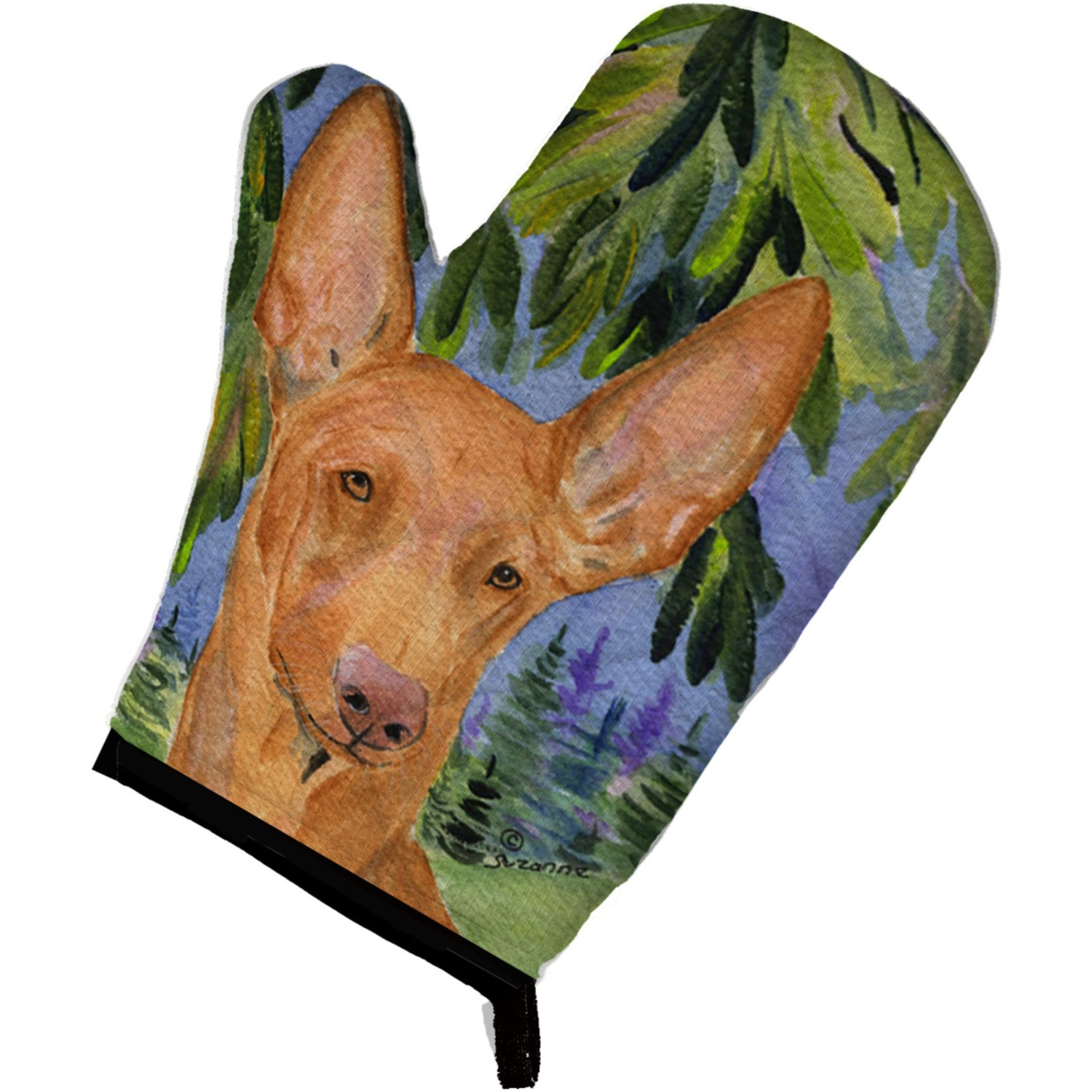 &quotCaroline's Treasures SS8268OVMT Pharoh Hound Oven Mitt, 12"" by 8.5"", Multicolor"