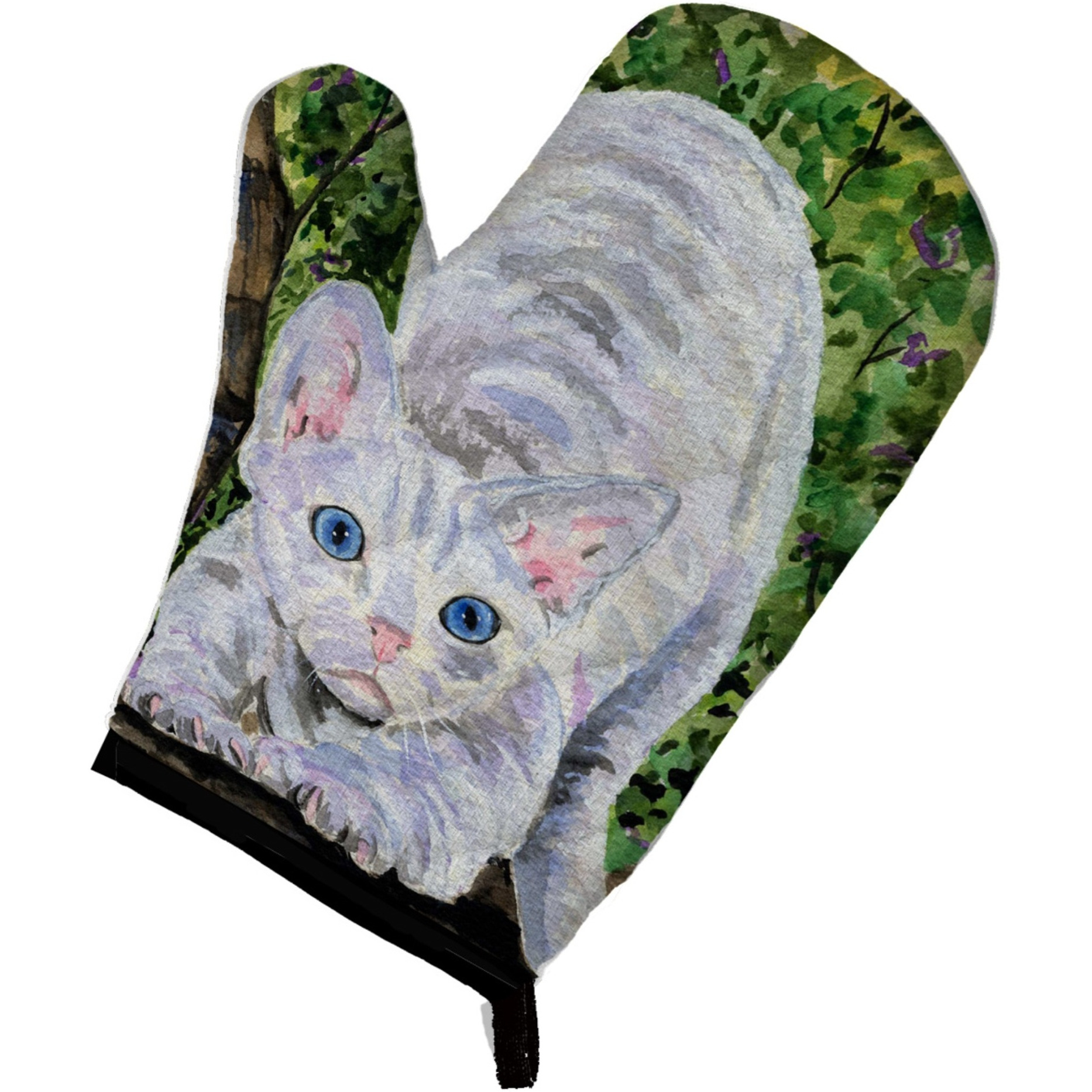 &quotCaroline's Treasures SS8280OVMT Cat Devon Rex Oven Mitt, 12"" by 8.5"", Multicolor"
