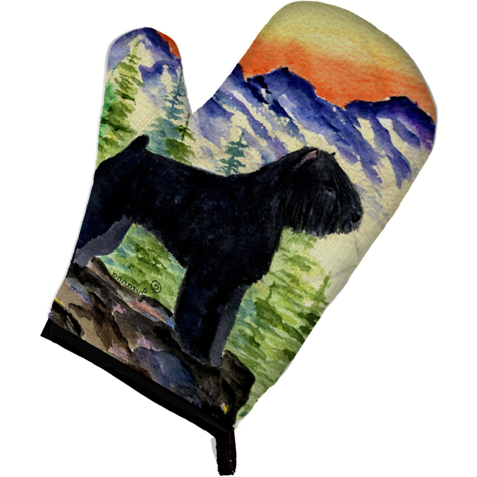 &quotCaroline's Treasures SS8286OVMT Bouvier Des Flandres Oven Mitt, 12"" by 8.5"", Multicolor"