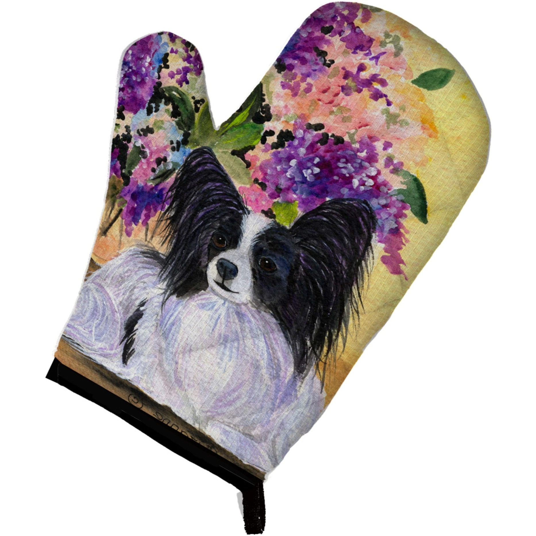 &quotCaroline's Treasures SS8288OVMT Papillon Oven Mitt, 12"" by 8.5"", Multicolor"