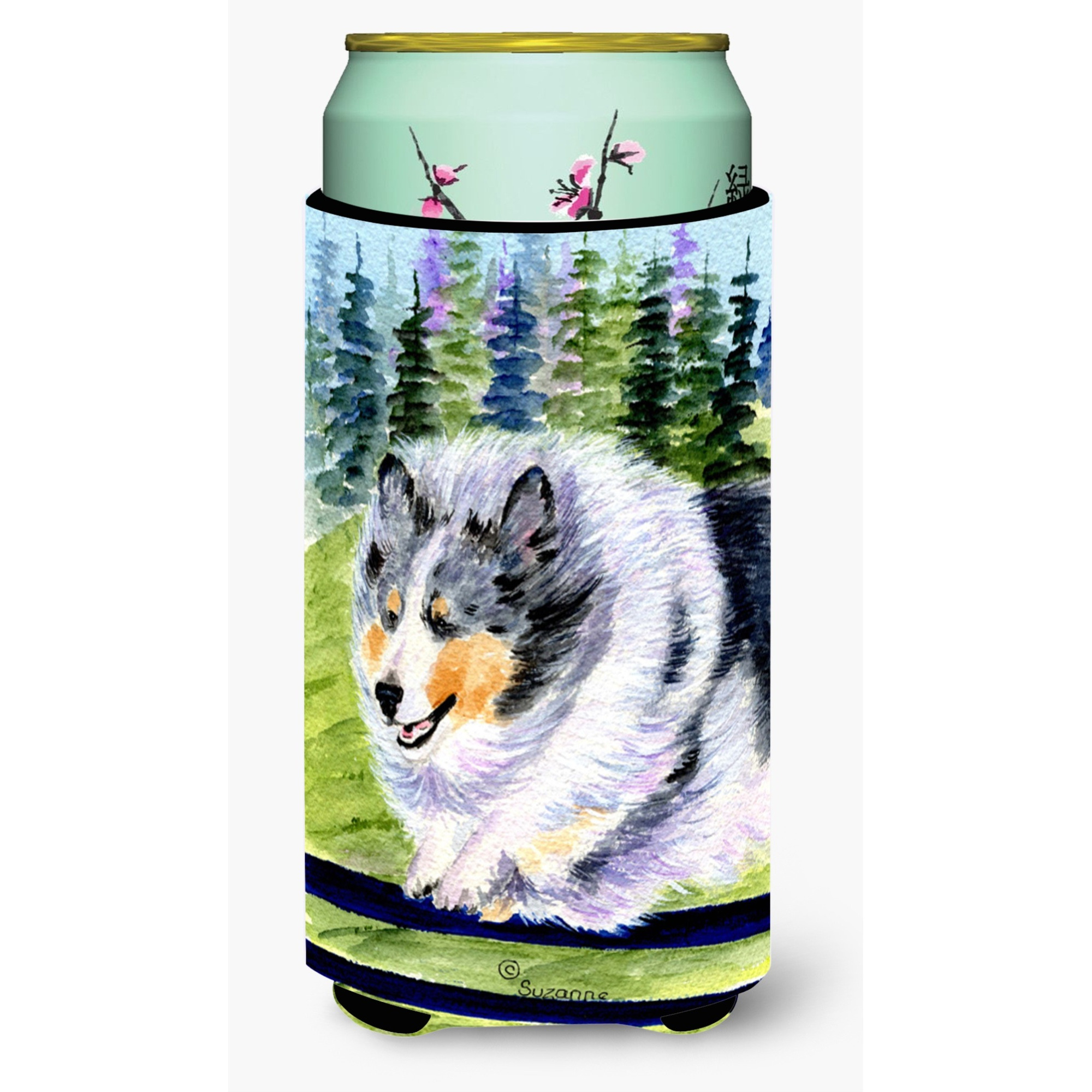 Sheltie  Tall Boy Beverage Insulator Beverage Insulator Hugger