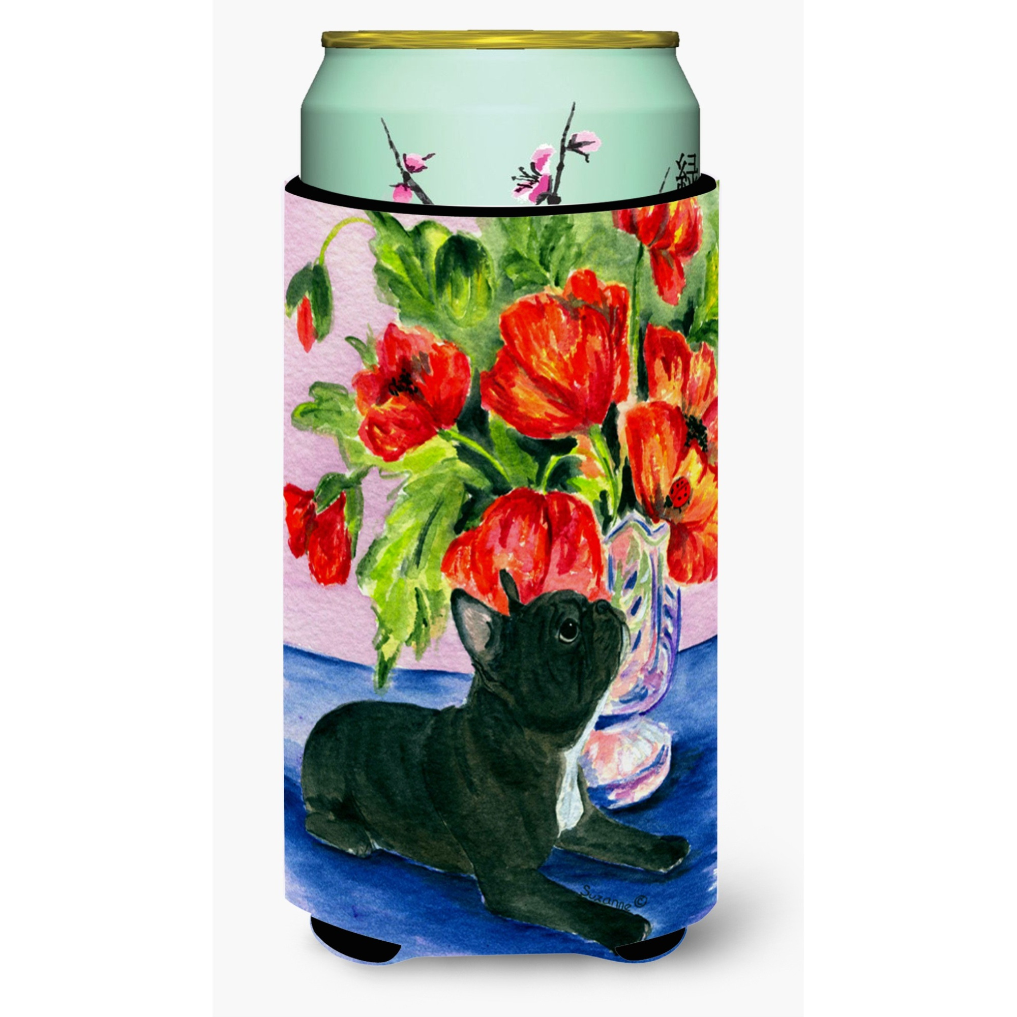 French Bulldog  Tall Boy Beverage Insulator Beverage Insulator Hugger