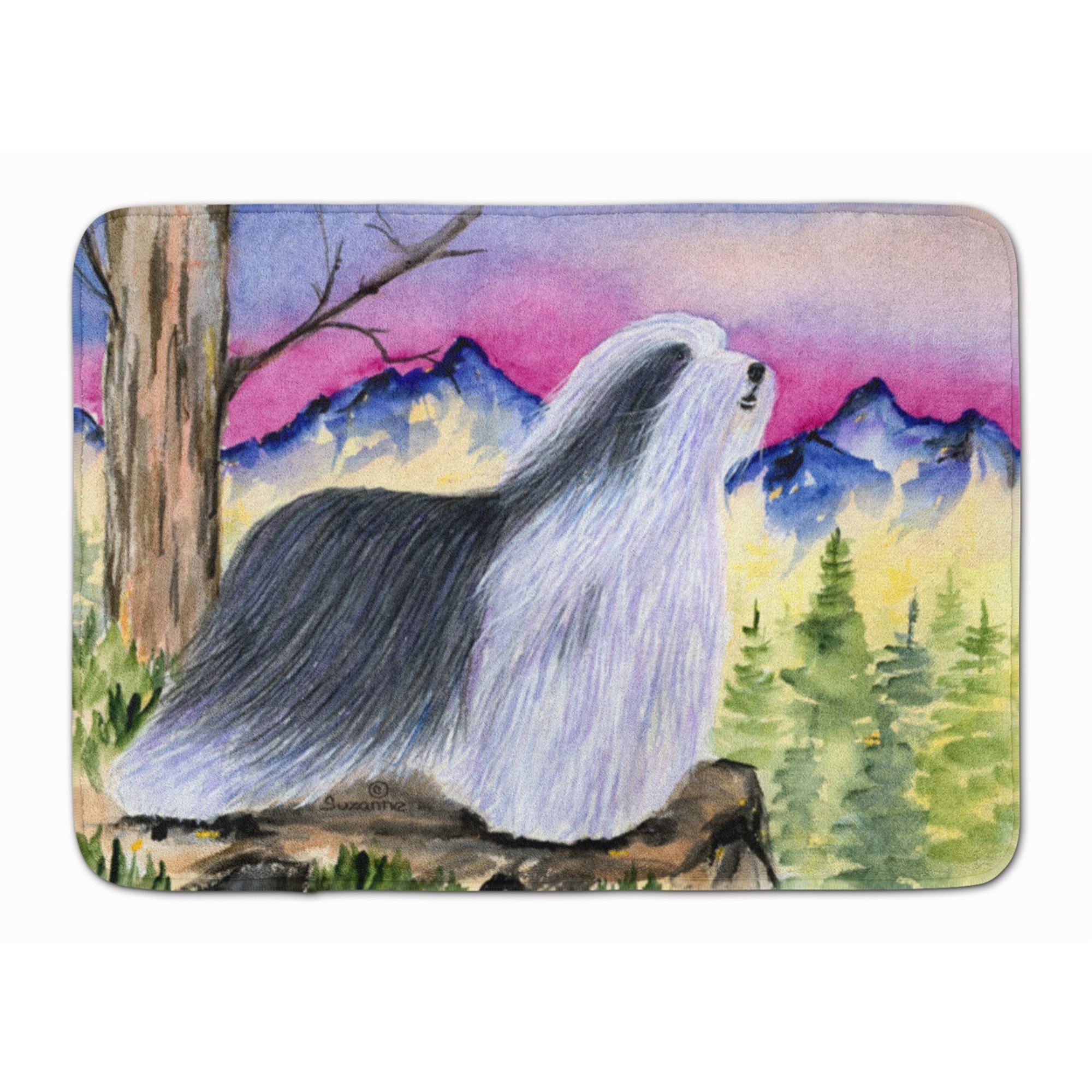 &quotCaroline's Treasures Bearded Collie Floor Mat, 19"" x 27"", Multicolor"