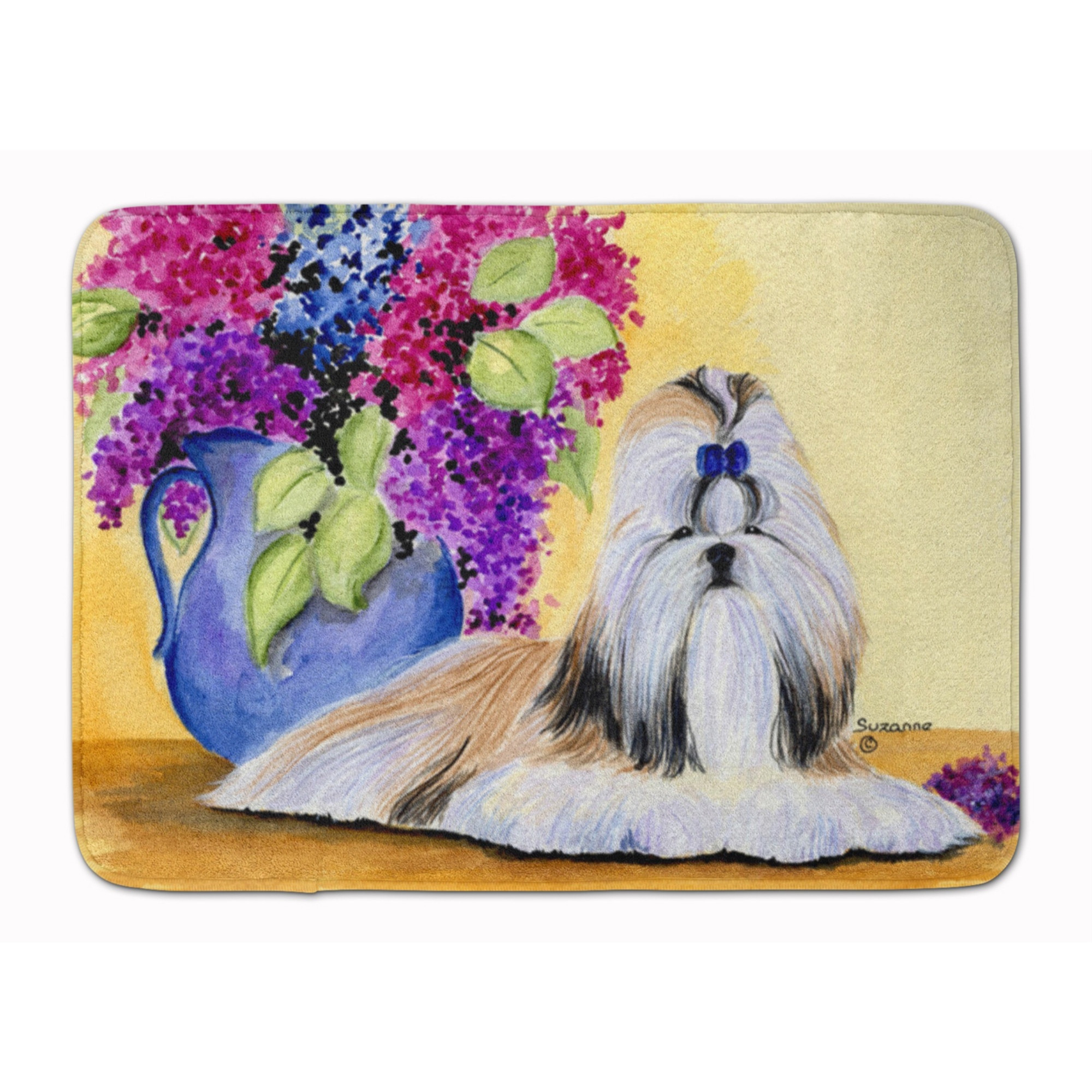 &quotCaroline's Treasures Shih Tzu Floor Mat, 19"" x 27"", Multicolor"