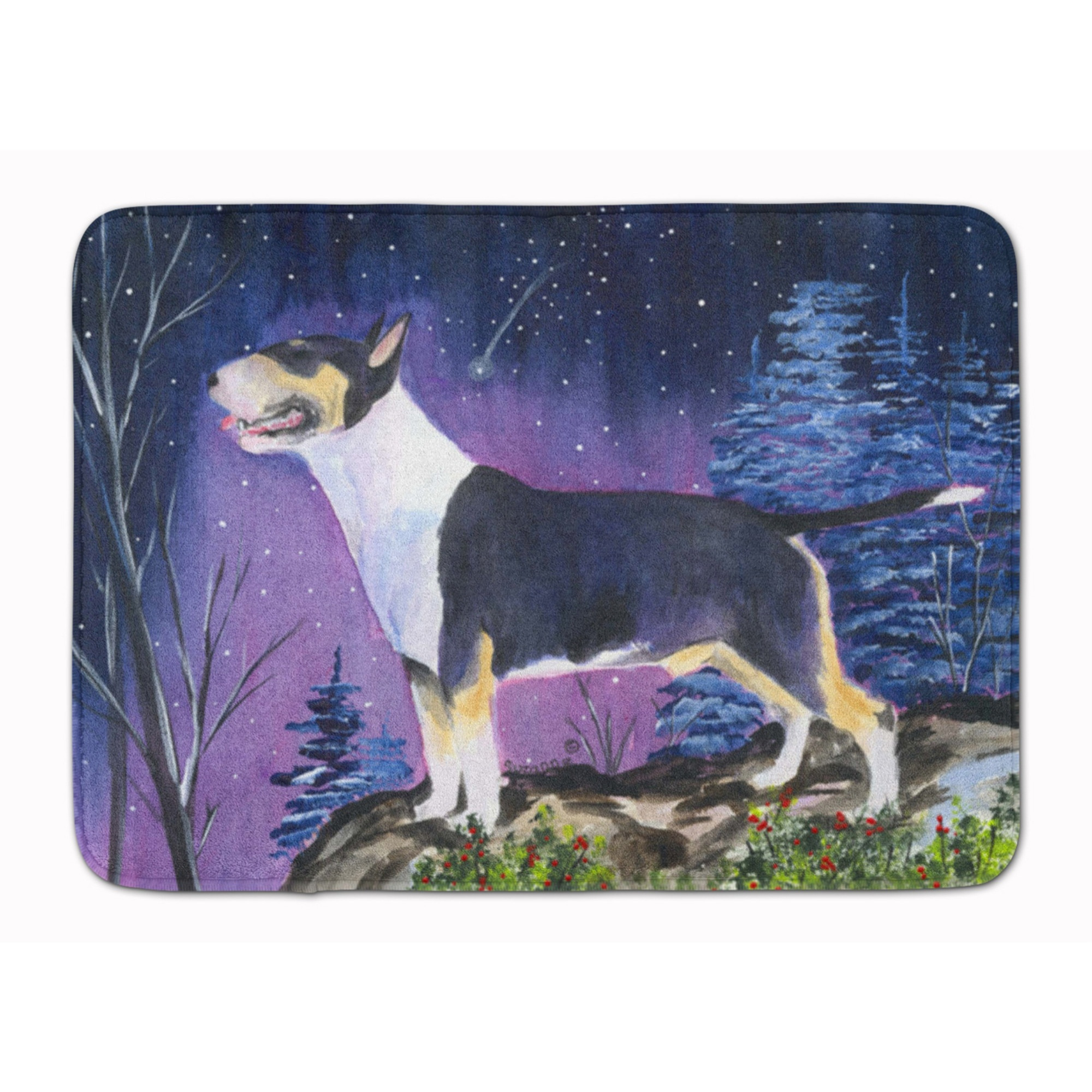 &quotCaroline's Treasures Bull Terrier Floor Mat, 19"" x 27"", Multicolor"