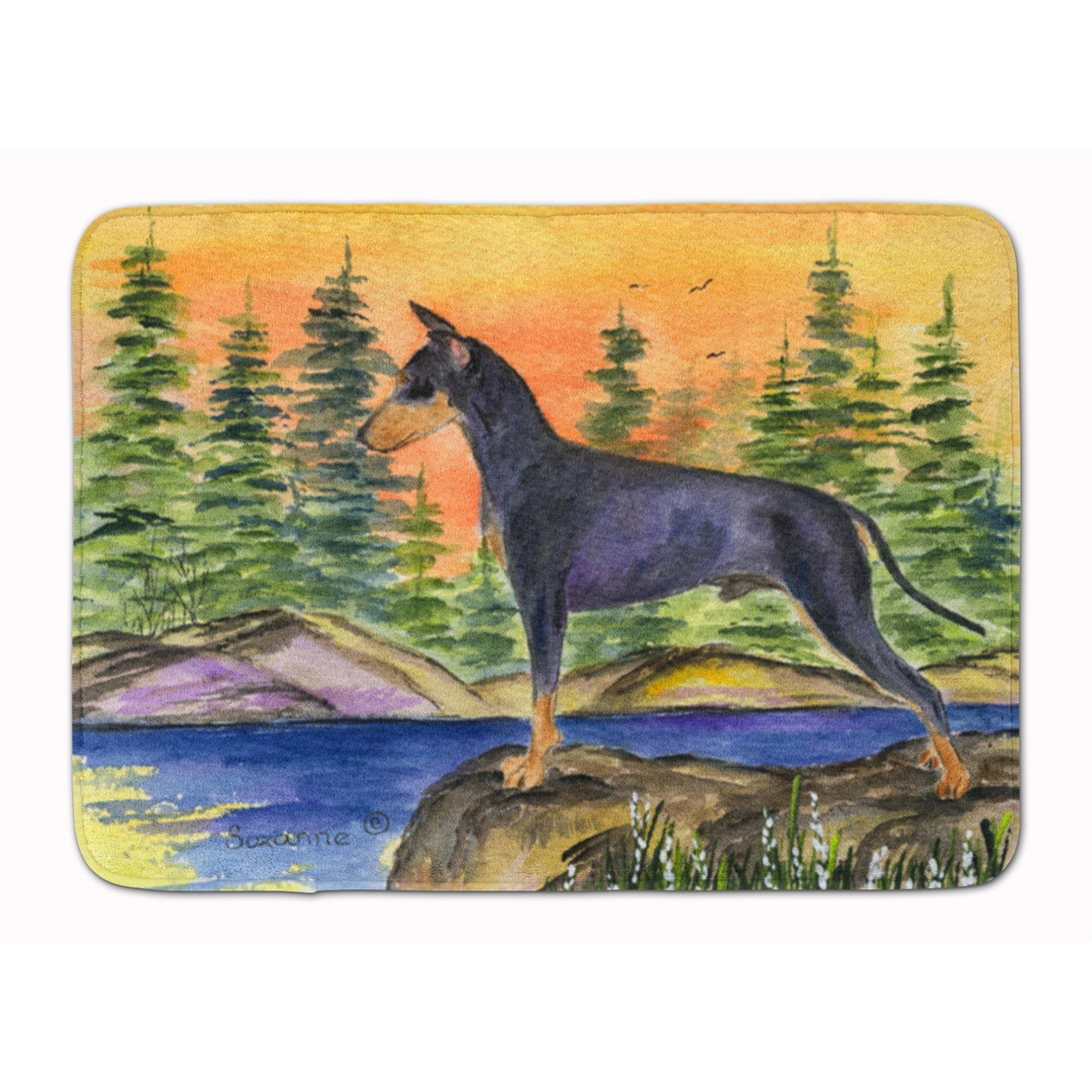 &quotCaroline's Treasures Manchester Terrier Floor Mat, 19"" x 27"", Multicolor"